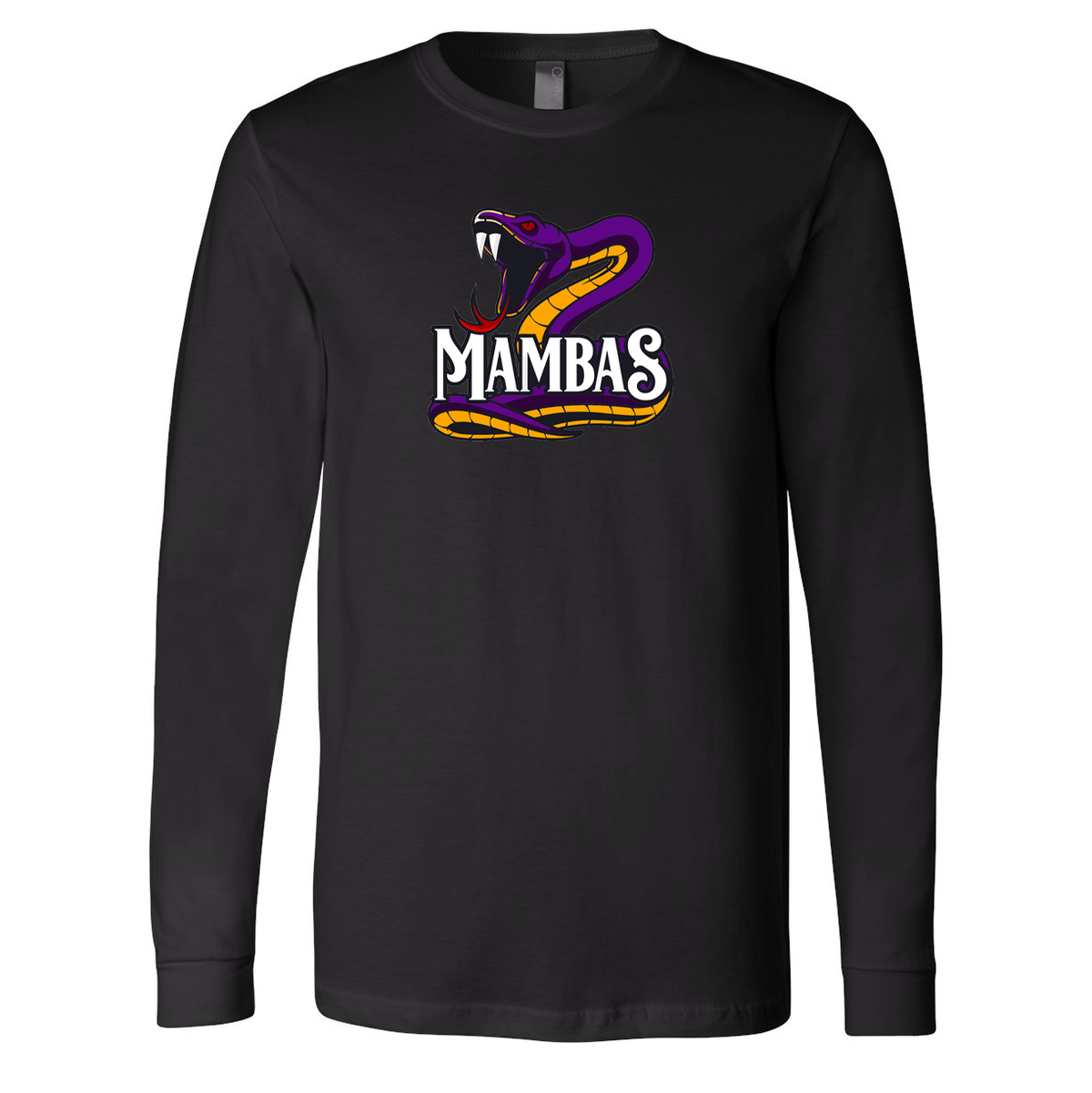 Mambas Basketball Unisex Long Sleeve Tee (Available in Youth Sizes)
