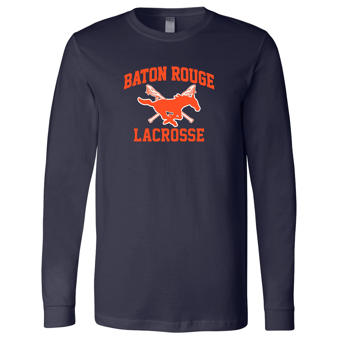 Baton Rouge Mustangs Lacrosse Ultra Cotton Long Sleeve Shirt