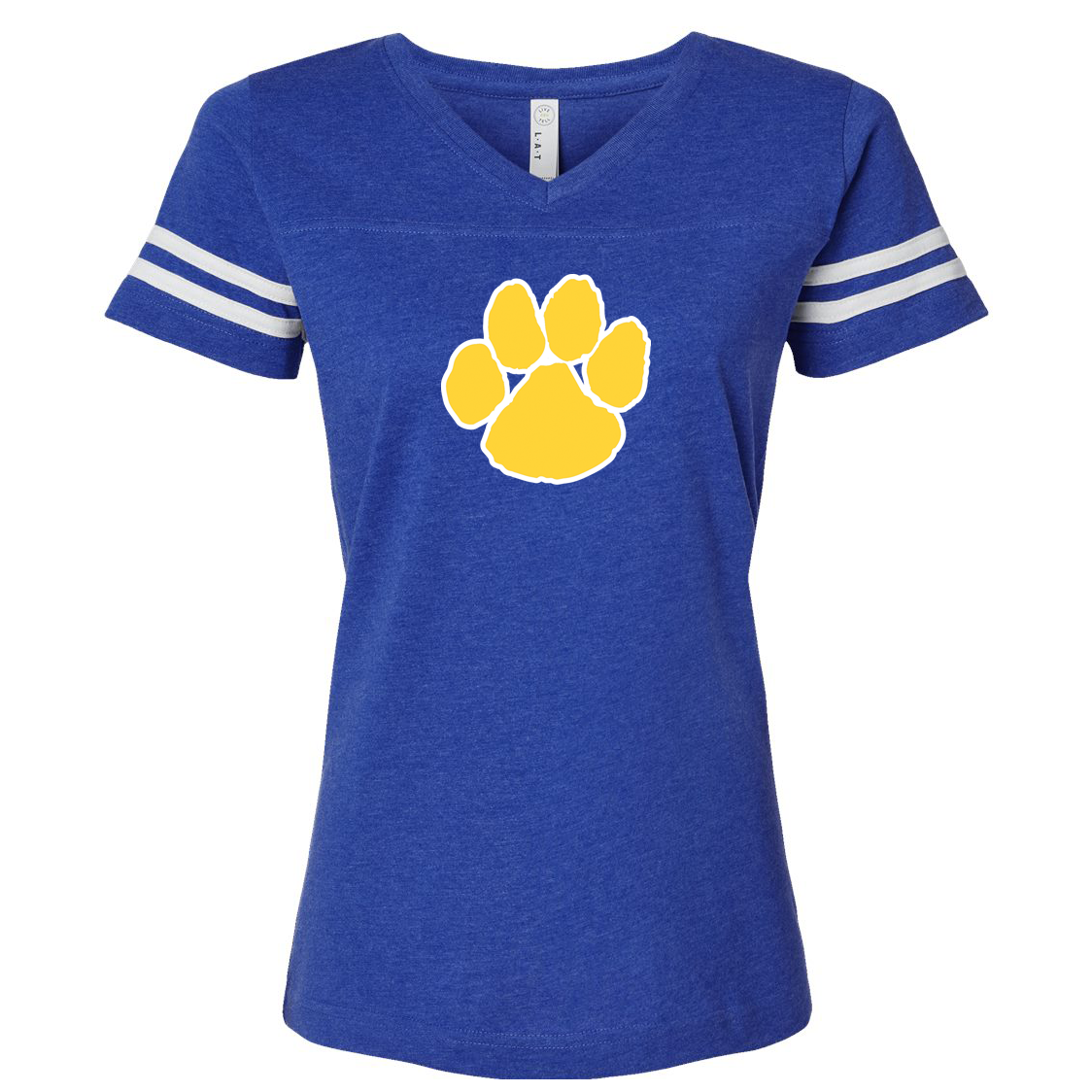 Culbreth Cougars Middle School Women's V-Neck Fine Jersey Tee