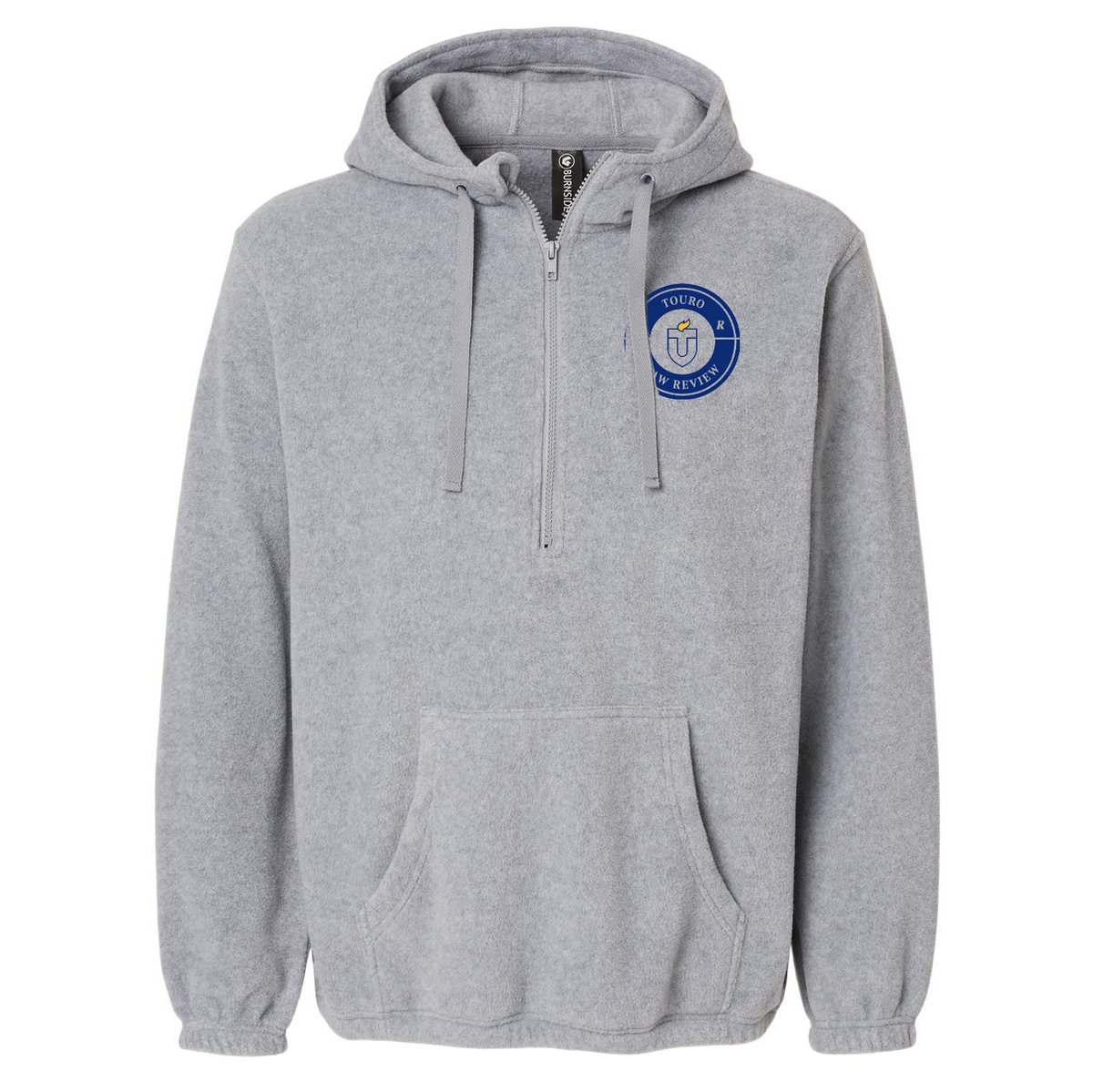 Touro Law Review Polar Fleece Quarter-Zip Hooded Pullover