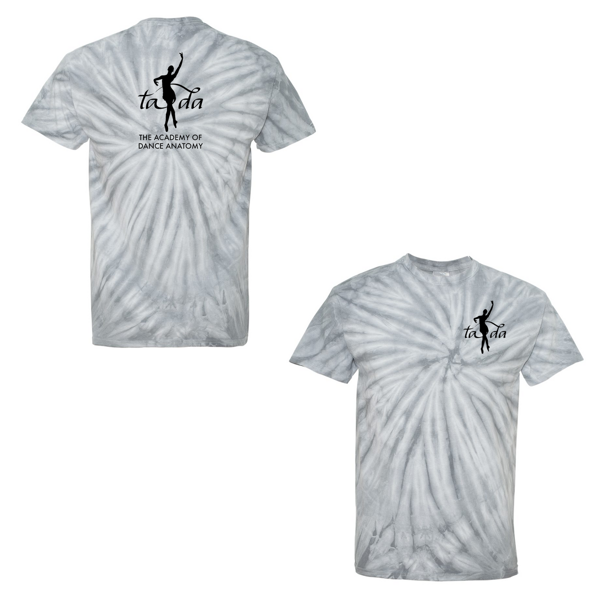 The Academy of Dance Anatomy Tie-Dye Pinwheel T-Shirt