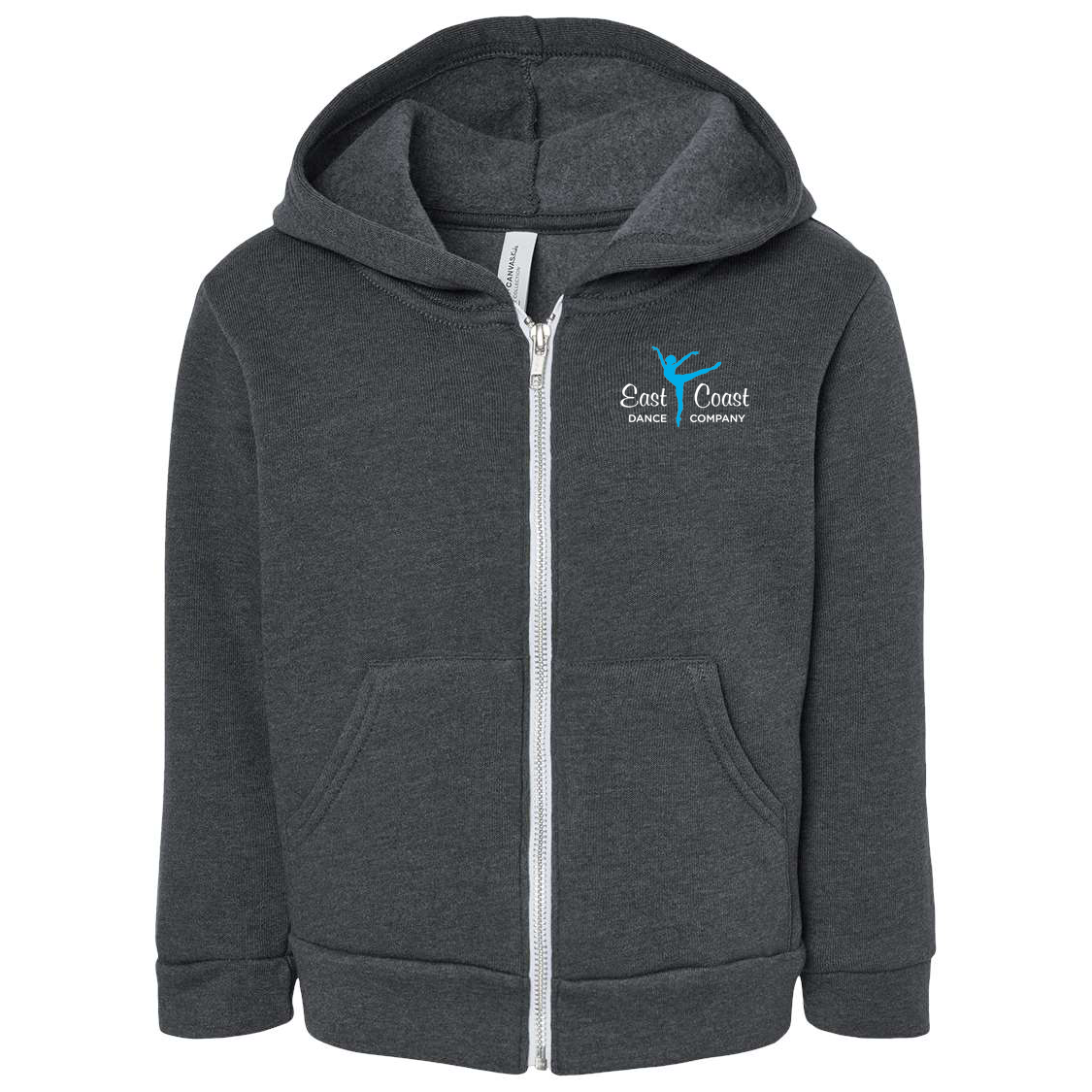 East Coast Dance Company Toddler Sponge Fleece Full-Zip Hoodie