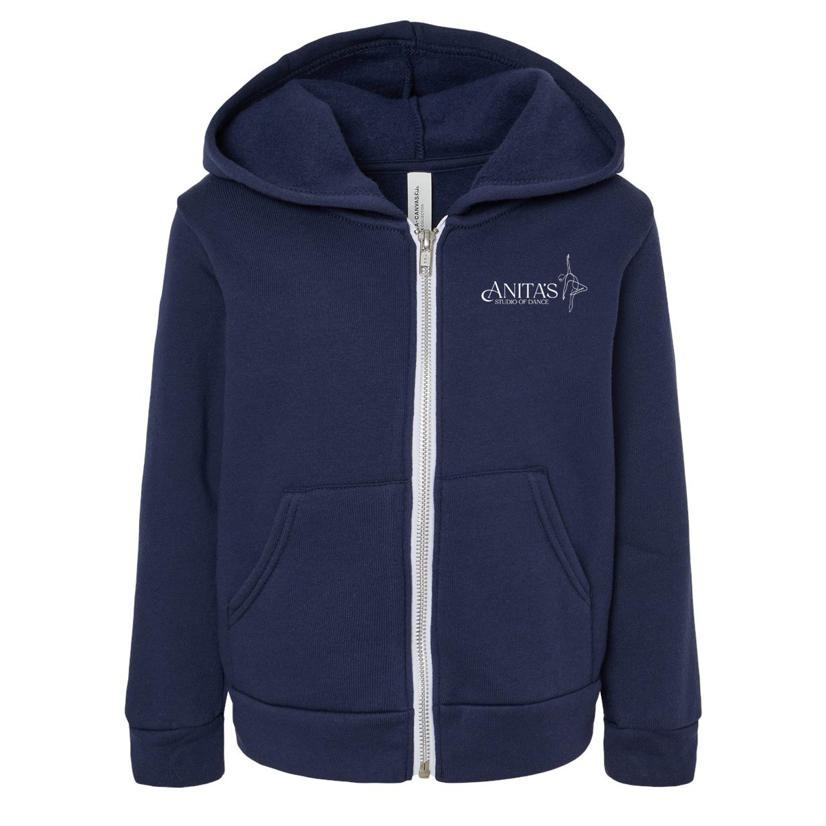 Anita's Studio of Dance Toddler Sponge Fleece Full-Zip Hoodie