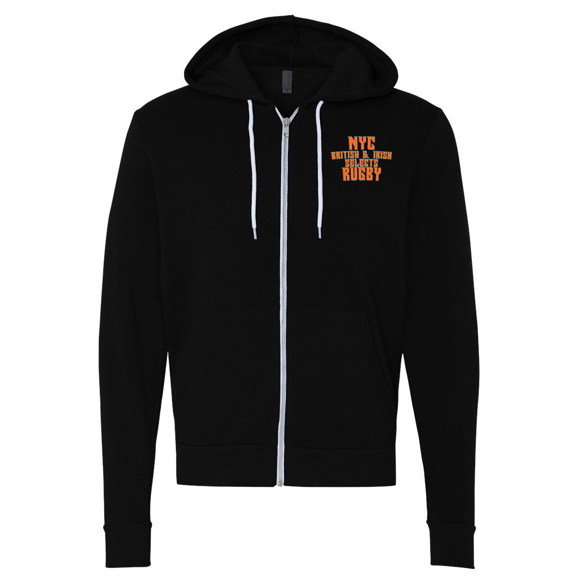 NYC British & Irish Select Rugby Fleece Full-Zip Hoodie