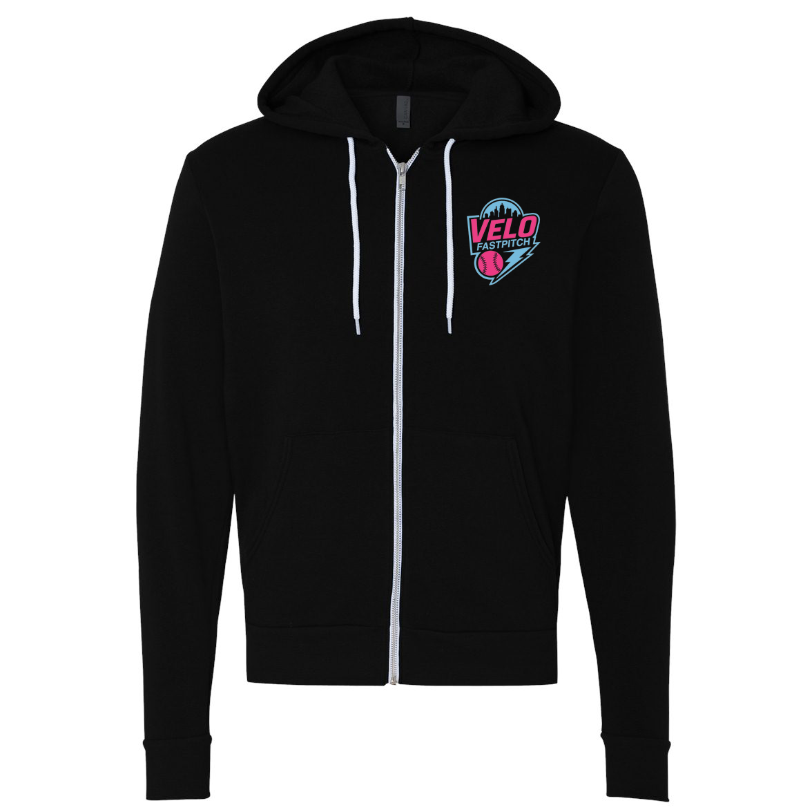 Velo Fastpitch Fleece Full-Zip Hoodie