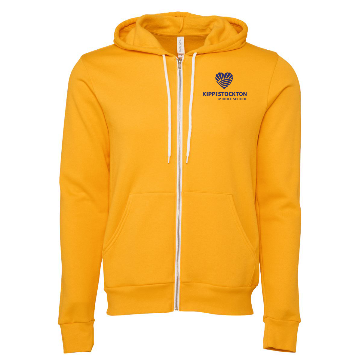 KIPP Stockton Middle School Fleece Full-Zip Hoodie