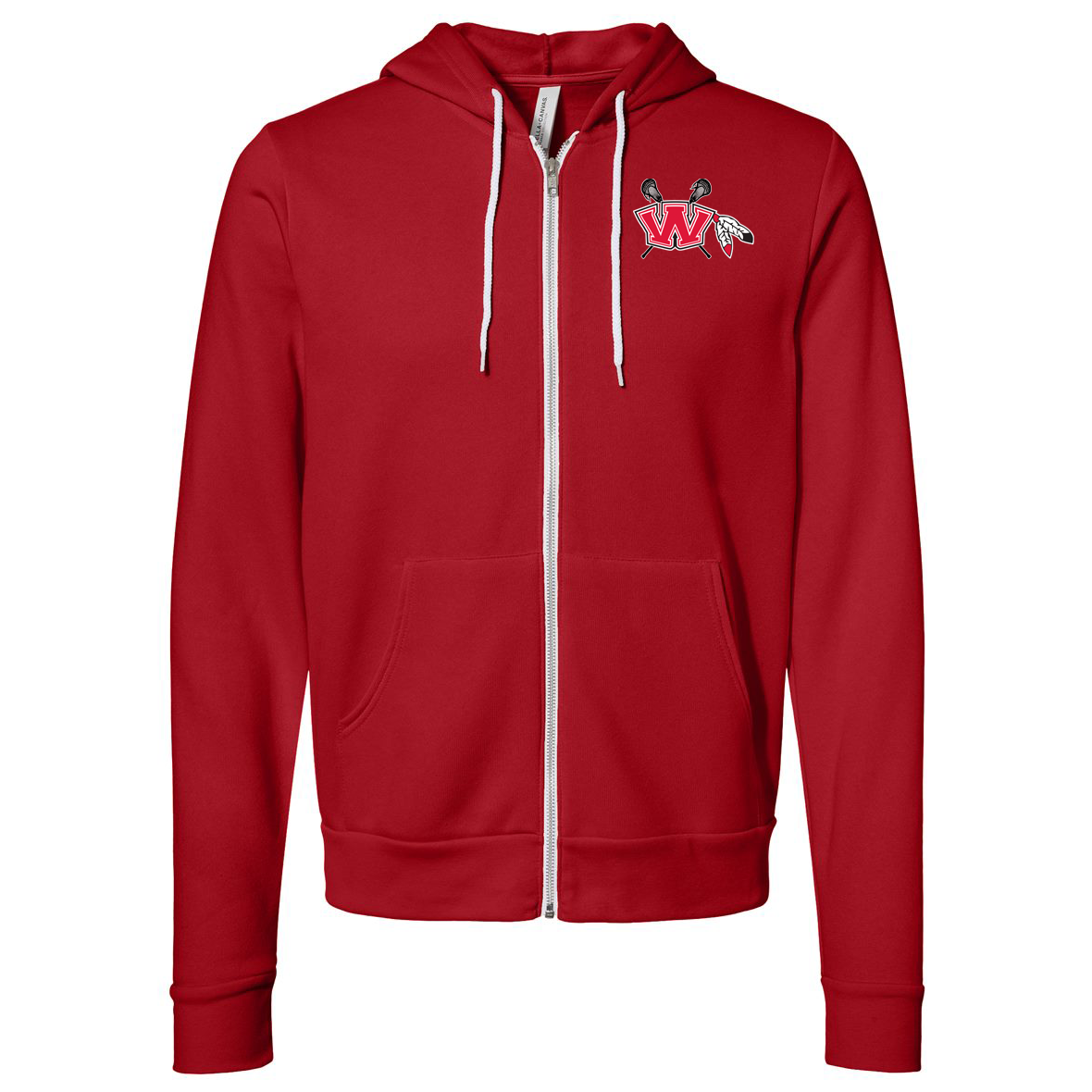 Weston Warrior Lacrosse Club Fleece Full-Zip Hoodie