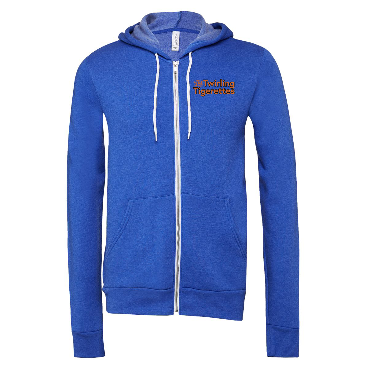 Twirling Tigerettes Fleece Full-Zip Hoodie