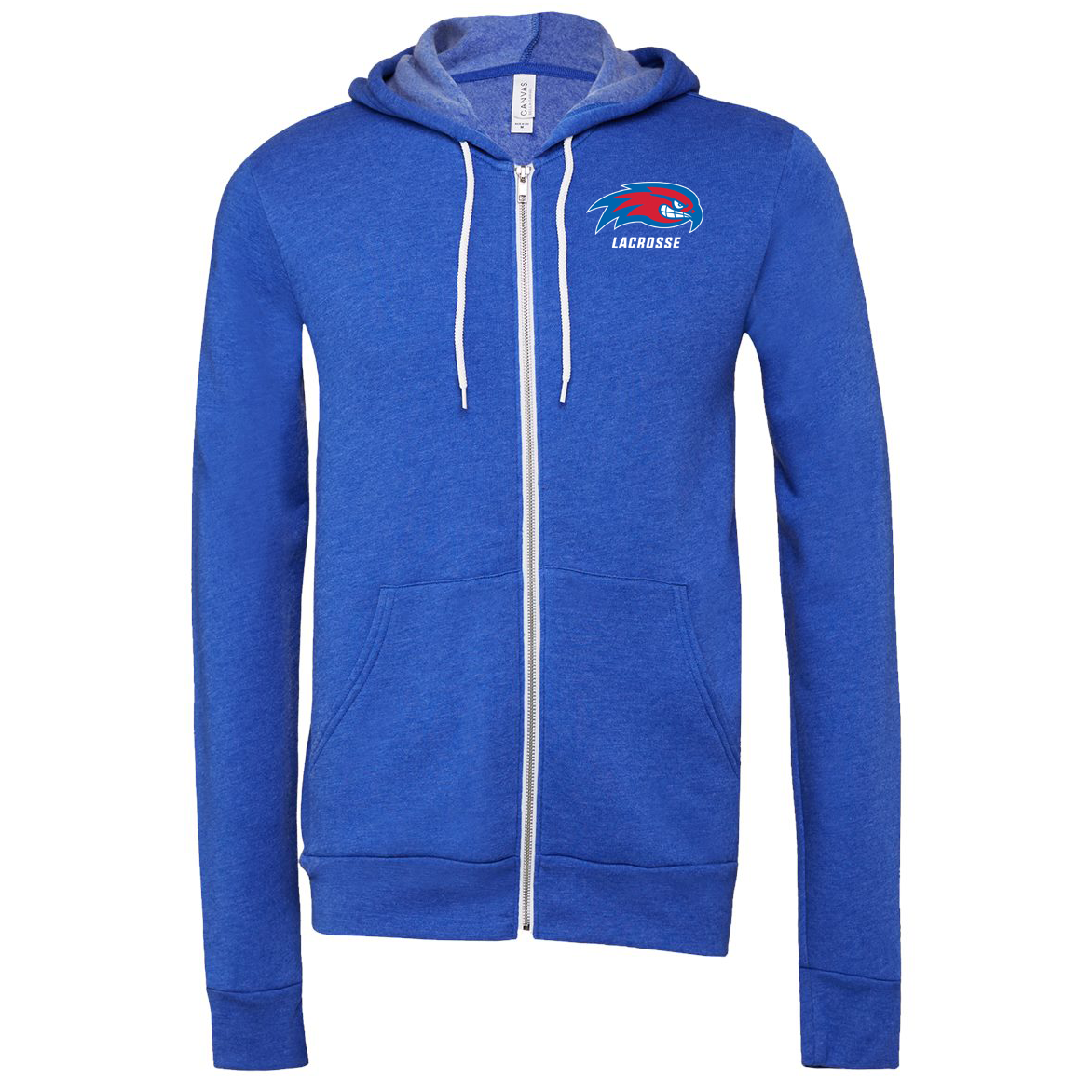 UMass Lowell Lacrosse Fleece Full-Zip Hoodie