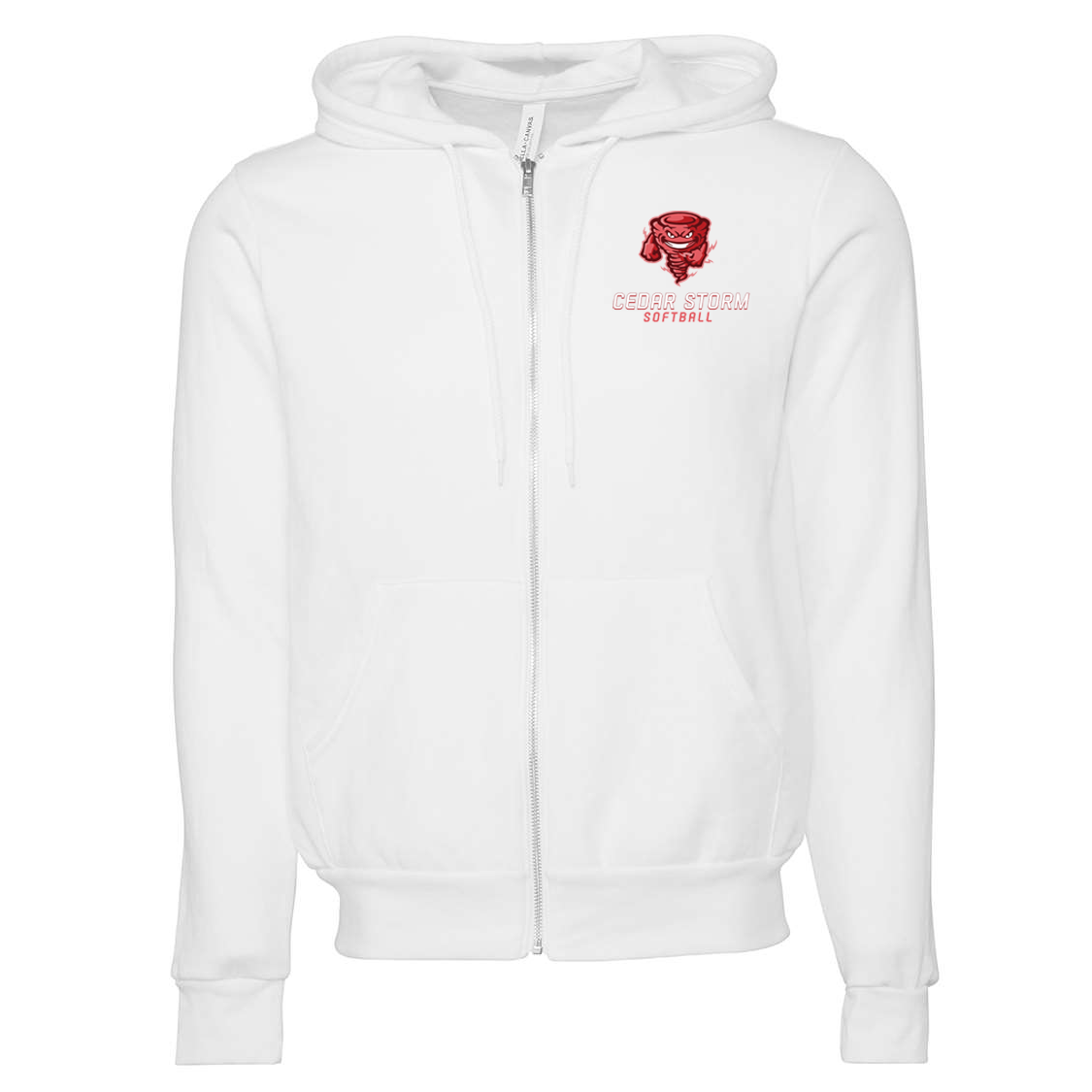 Cedar Storm Softball Fleece Full-Zip Hoodie