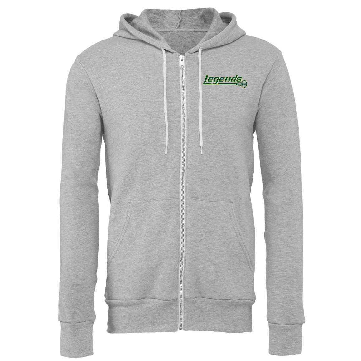 Legends Lacrosse Unisex Fleece Full-Zip Hoodie