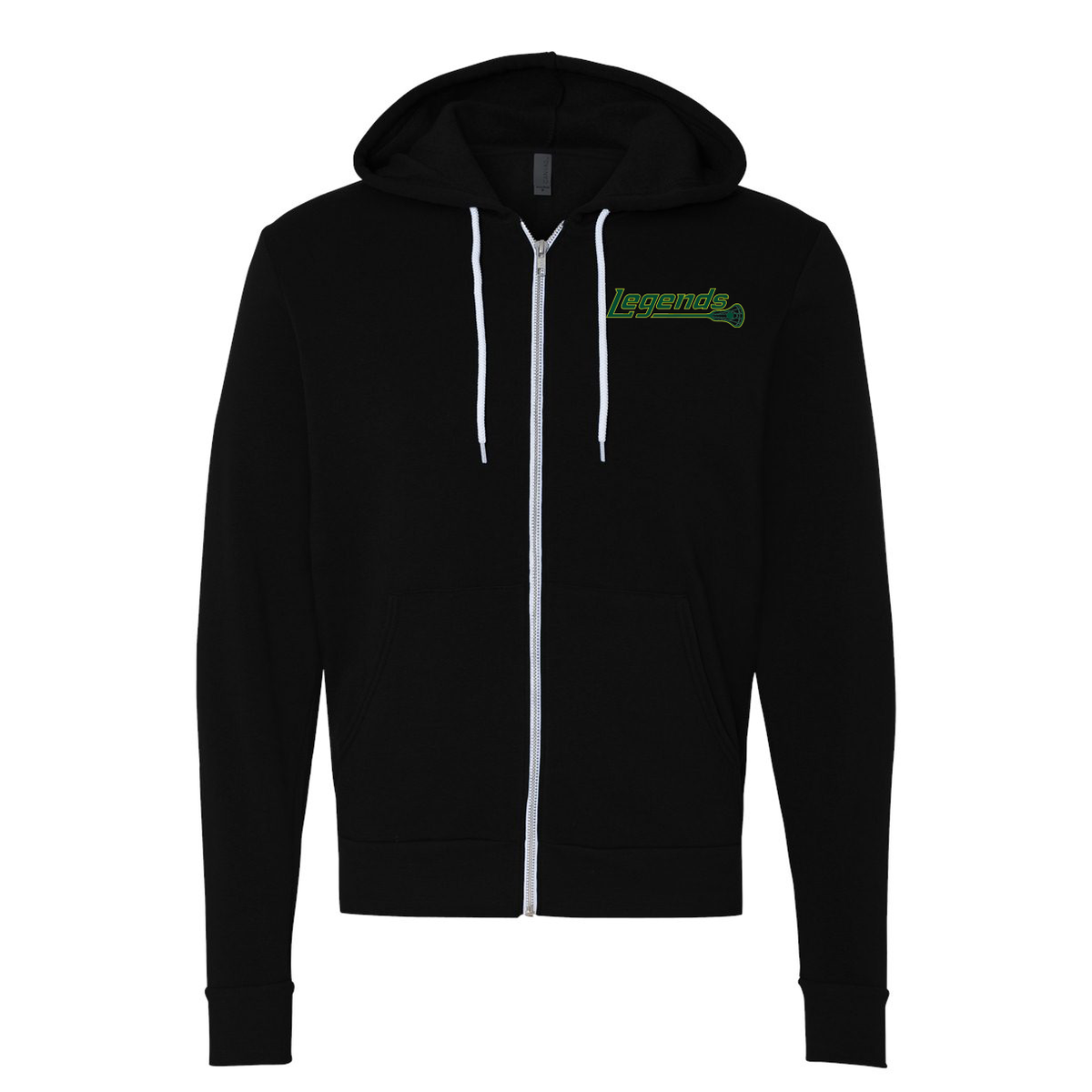 Legends Lacrosse Unisex Fleece Full-Zip Hoodie