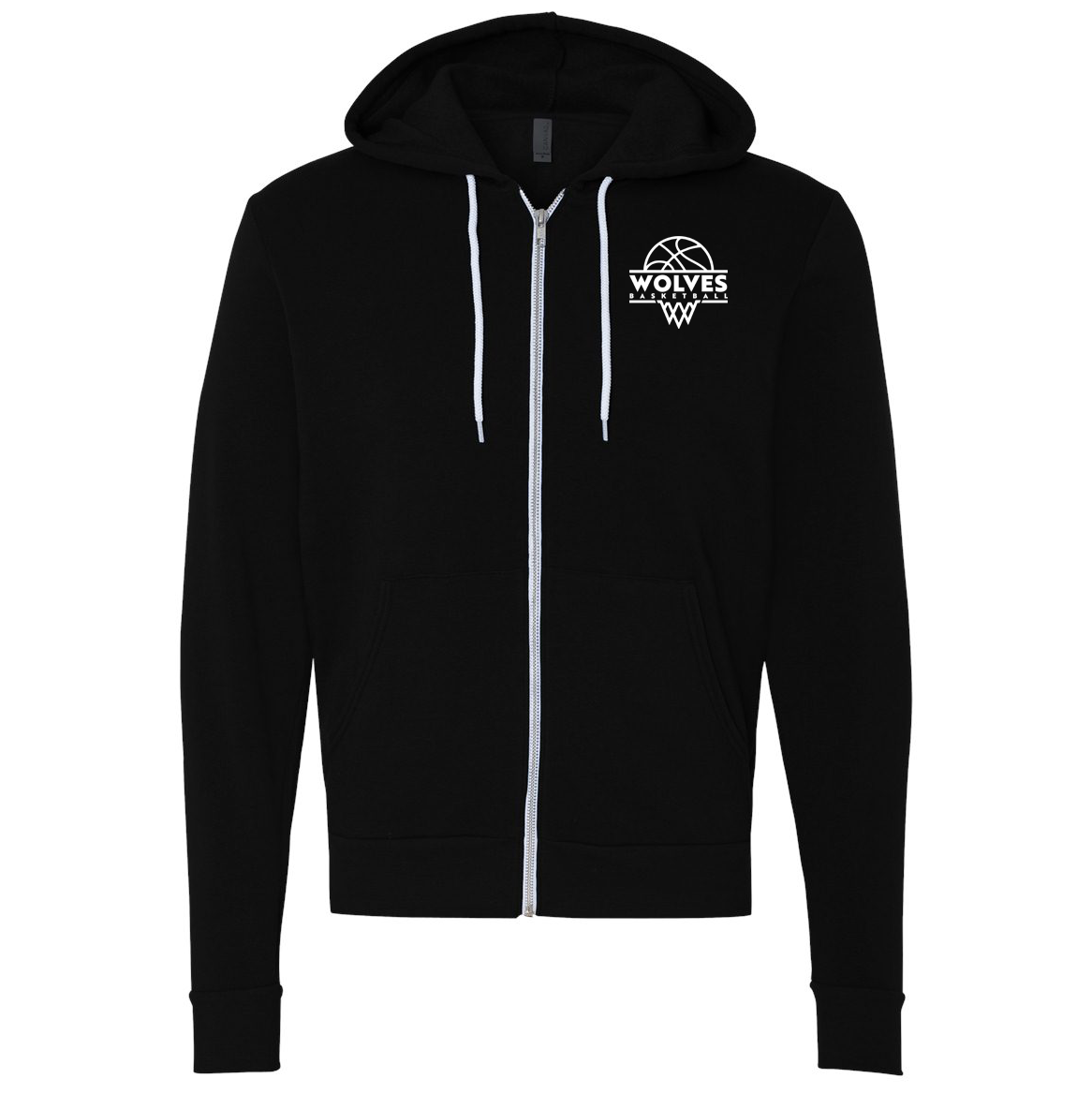 Wolves Basketball Fleece Full-Zip Hoodie