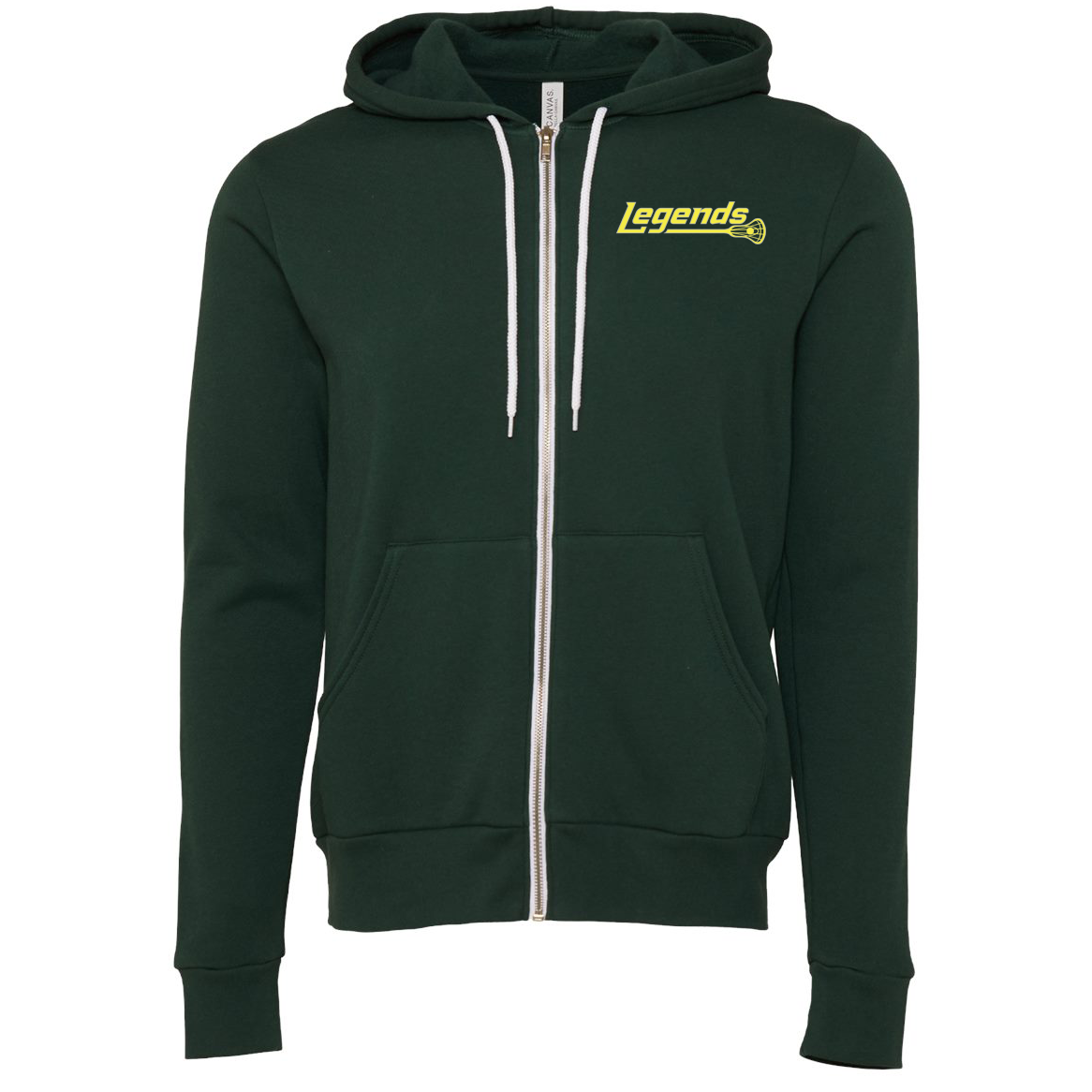 Legends Lacrosse Unisex Fleece Full-Zip Hoodie