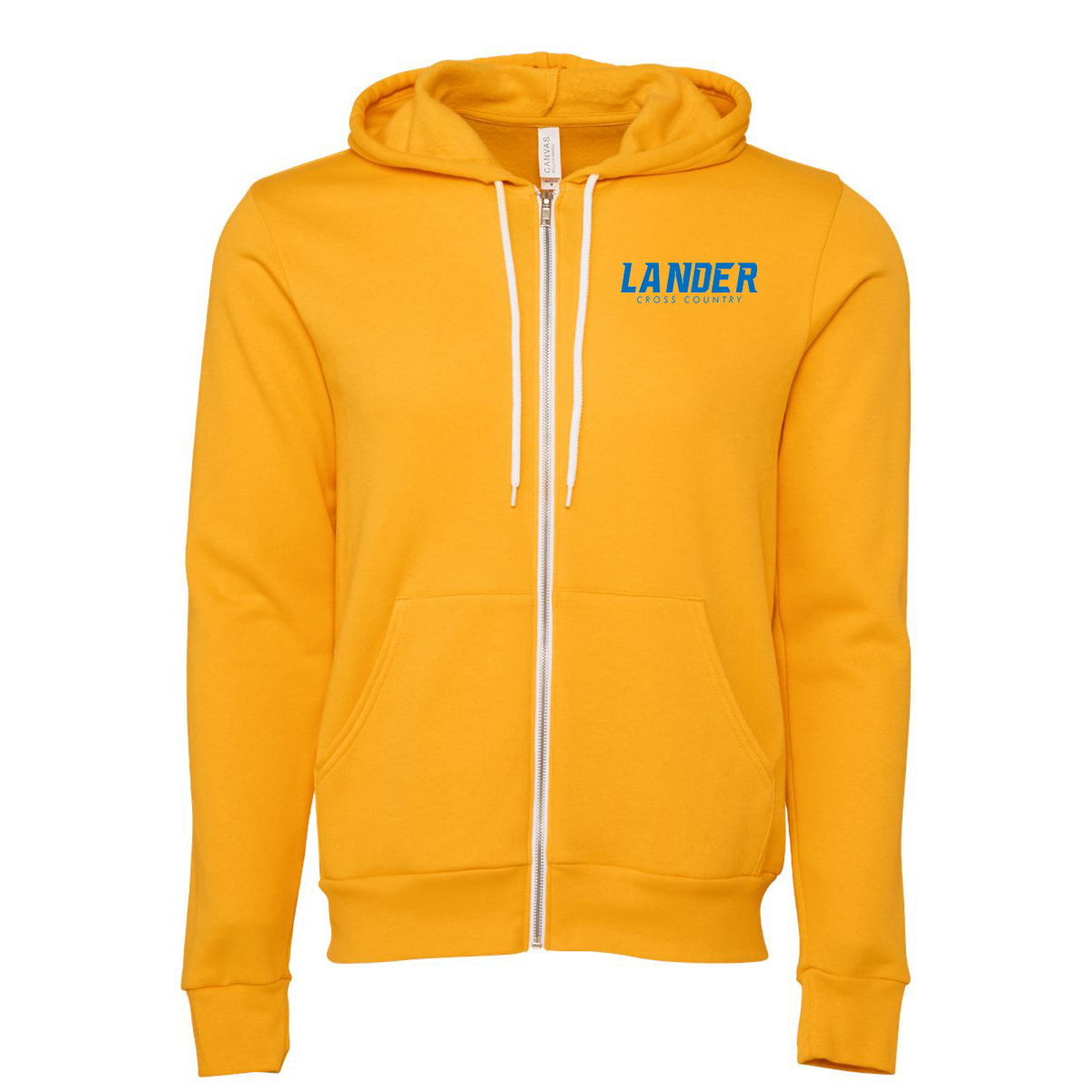 Lander Cross Country Unisex Fleece Full-Zip Hoodie