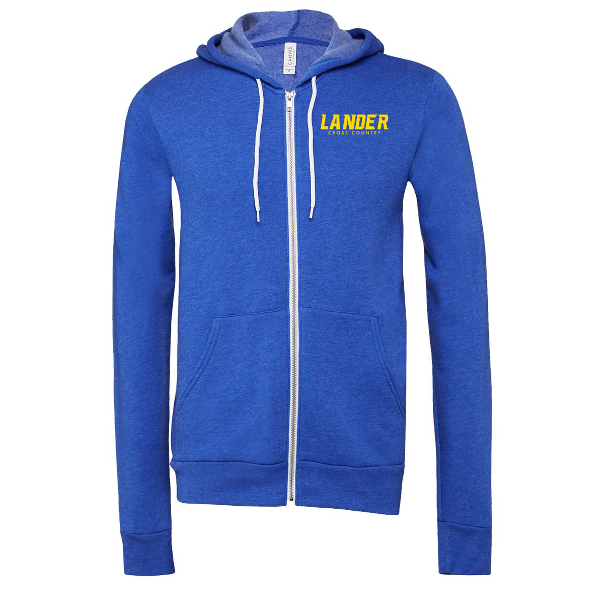 Lander Cross Country Unisex Fleece Full-Zip Hoodie