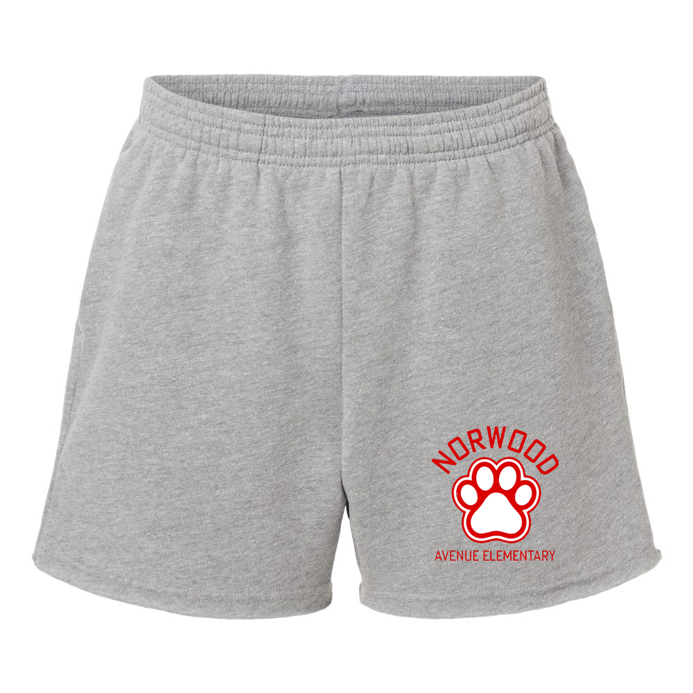 Norwood Ave. Elementary School Women's Cutoff Fleece Shorts