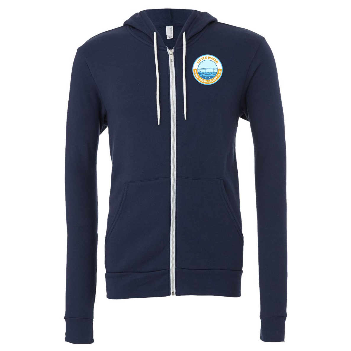 Little Water Prep School Fleece Full-Zip Hoodie
