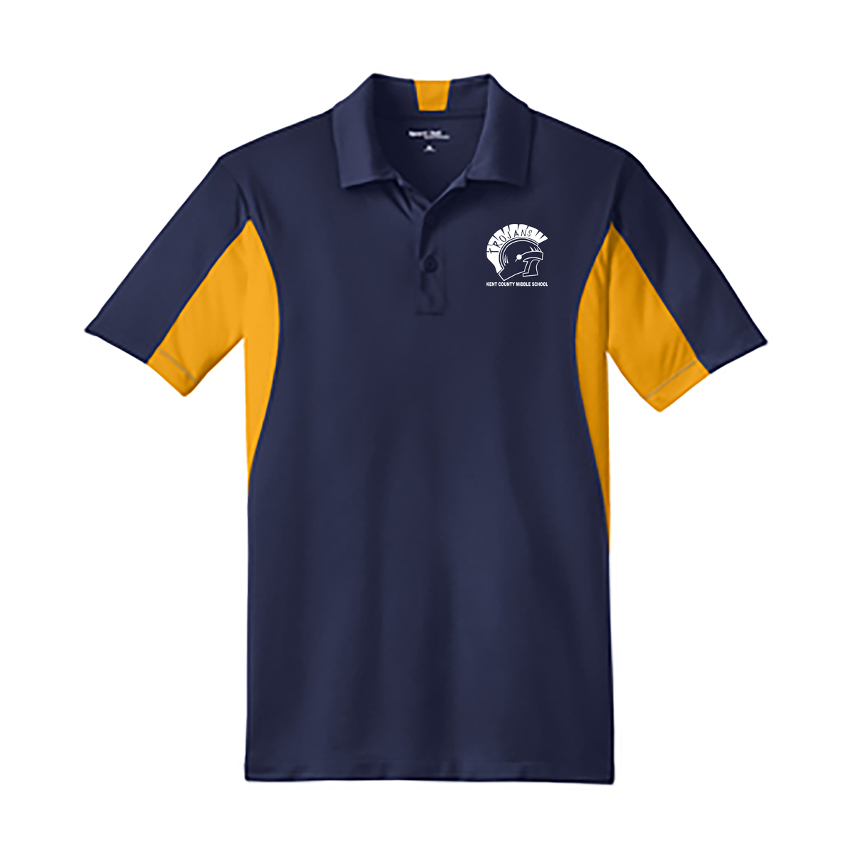 Kent County Middle School Colorblock Polo