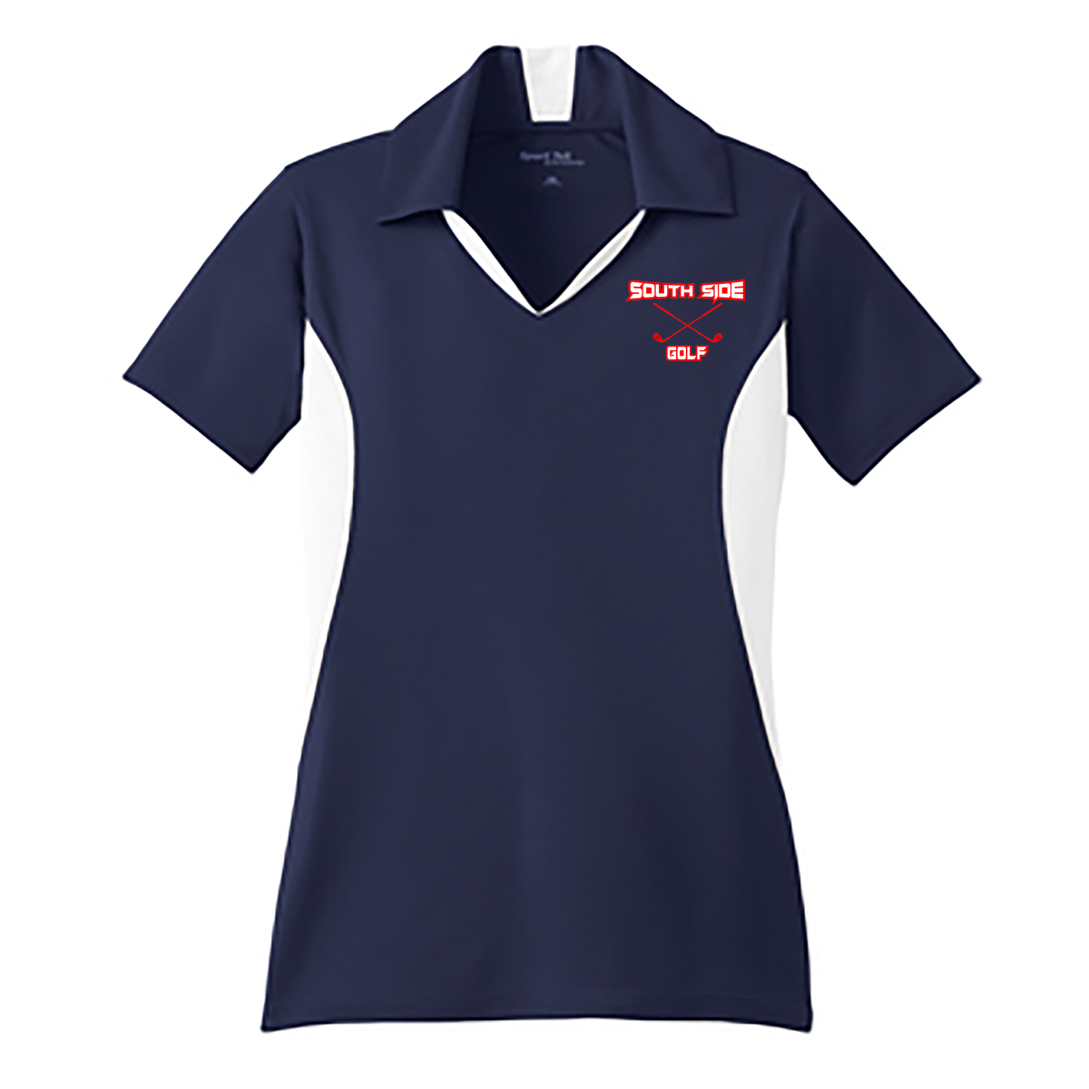 RVC Golf Ladies Side Blocked Micropique Sport-Wick Polo