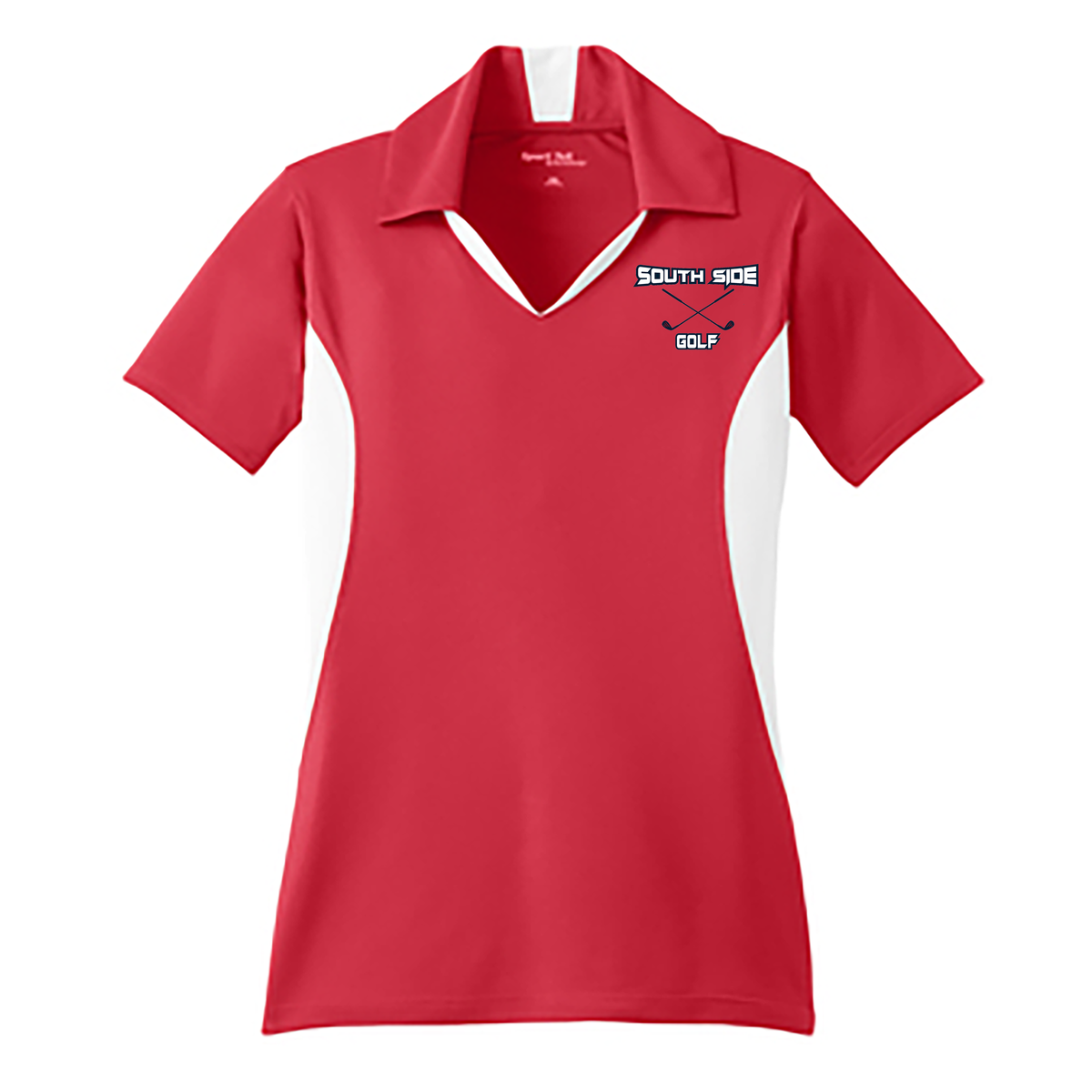 RVC Golf Ladies Side Blocked Micropique Sport-Wick Polo