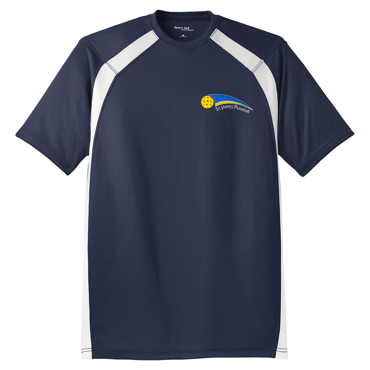 St. James Pickleball Association Men's Dry Zone® Colorblock Crew