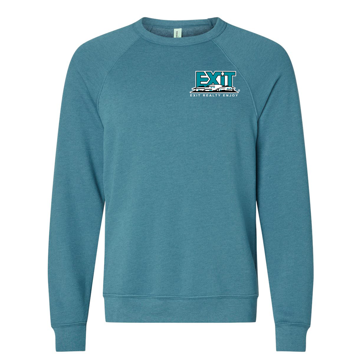 Exit Realty Sponge Fleece Raglan Crewneck Sweatshirt