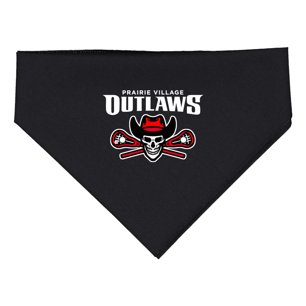 Prairie Village Outlaws Lacrosse Dog Bandana