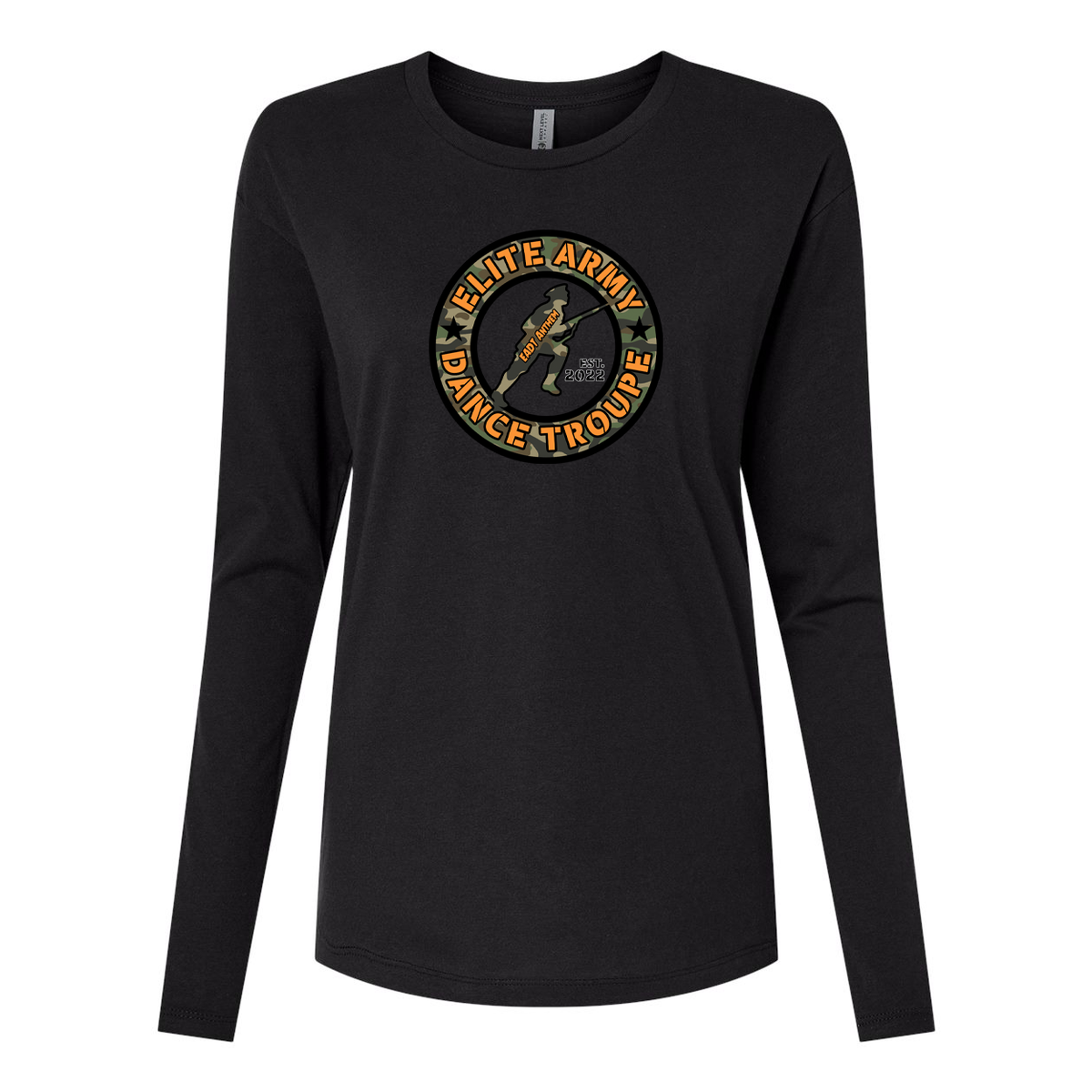 Elite Army Dance Troupe Women's Cotton Relaxed Long Sleeve T-Shirt