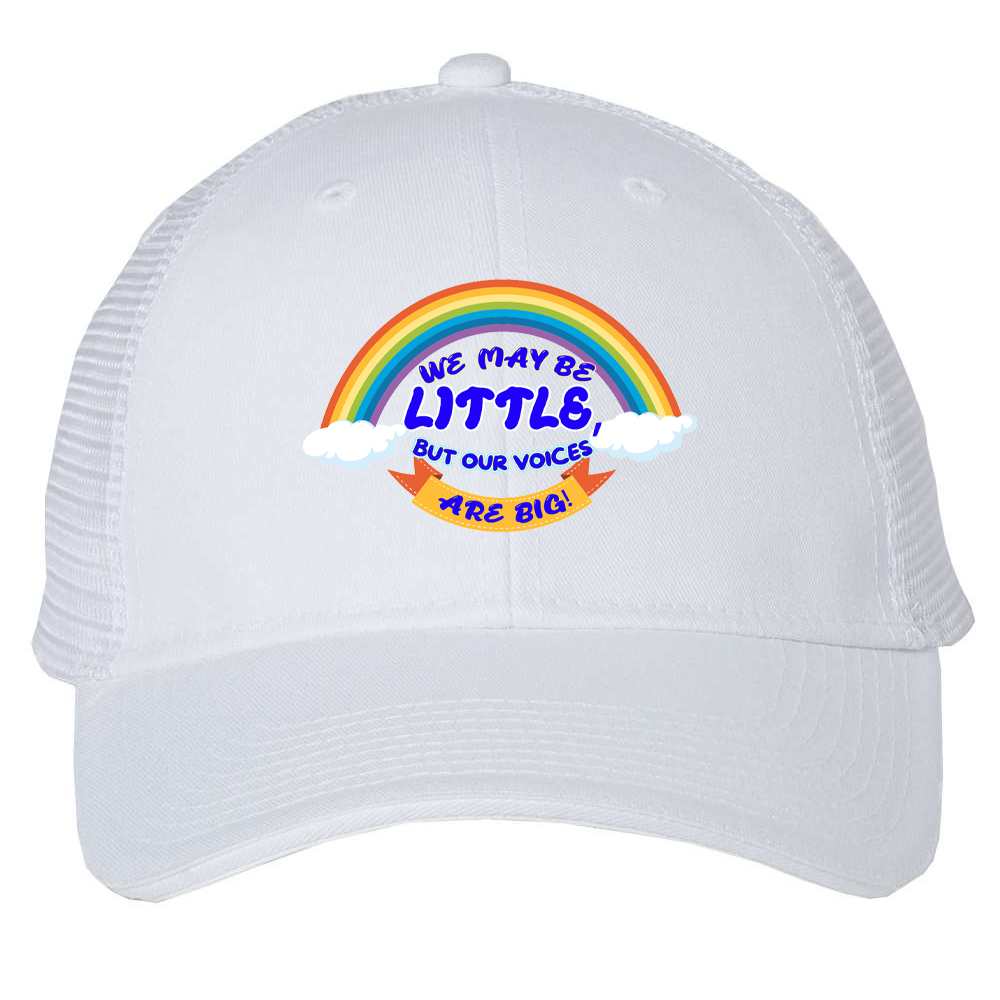 We May Be Little But Our Voices Are Big Brushed Twill Cap