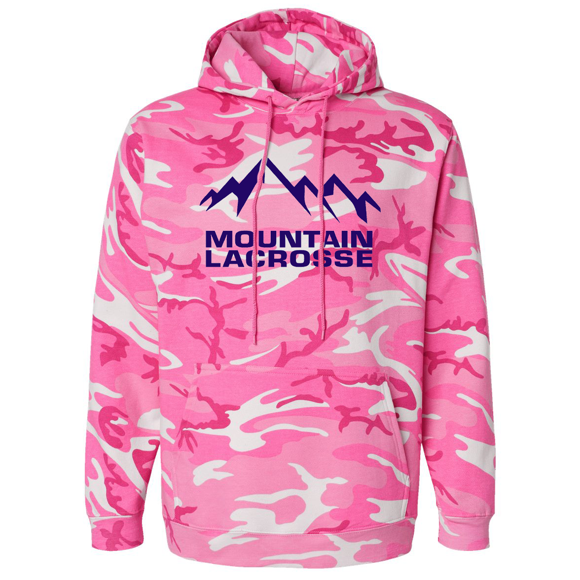 Mountain Lacrosse League Camo Pullover Fleece Hoodie