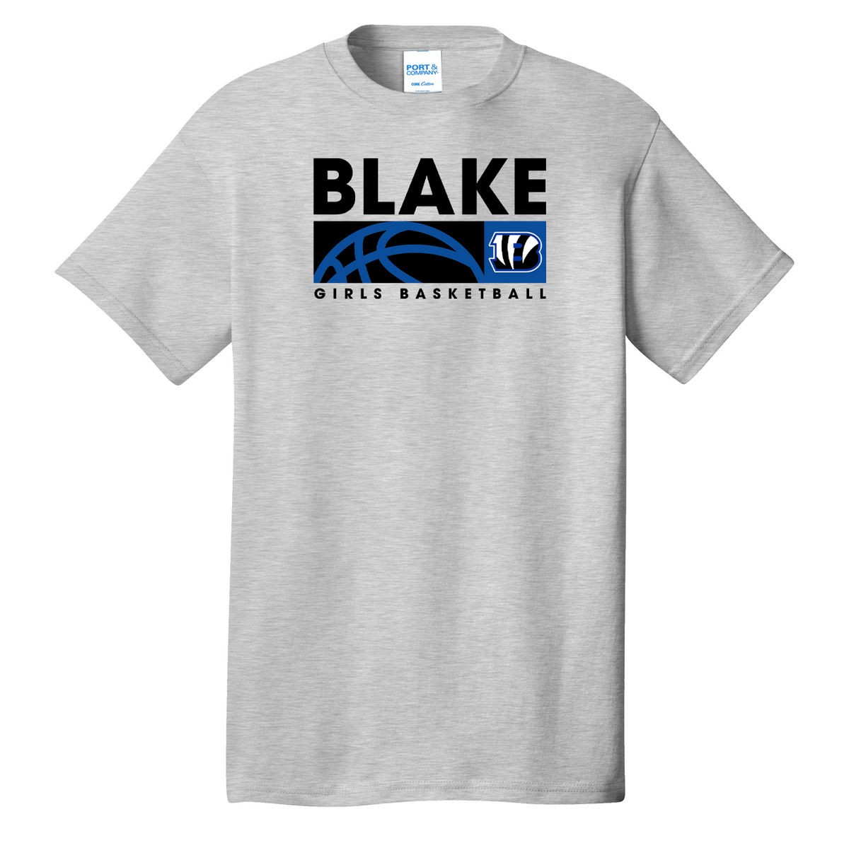 Blake Girls Basketball Port & Co® Core Cotton Tee