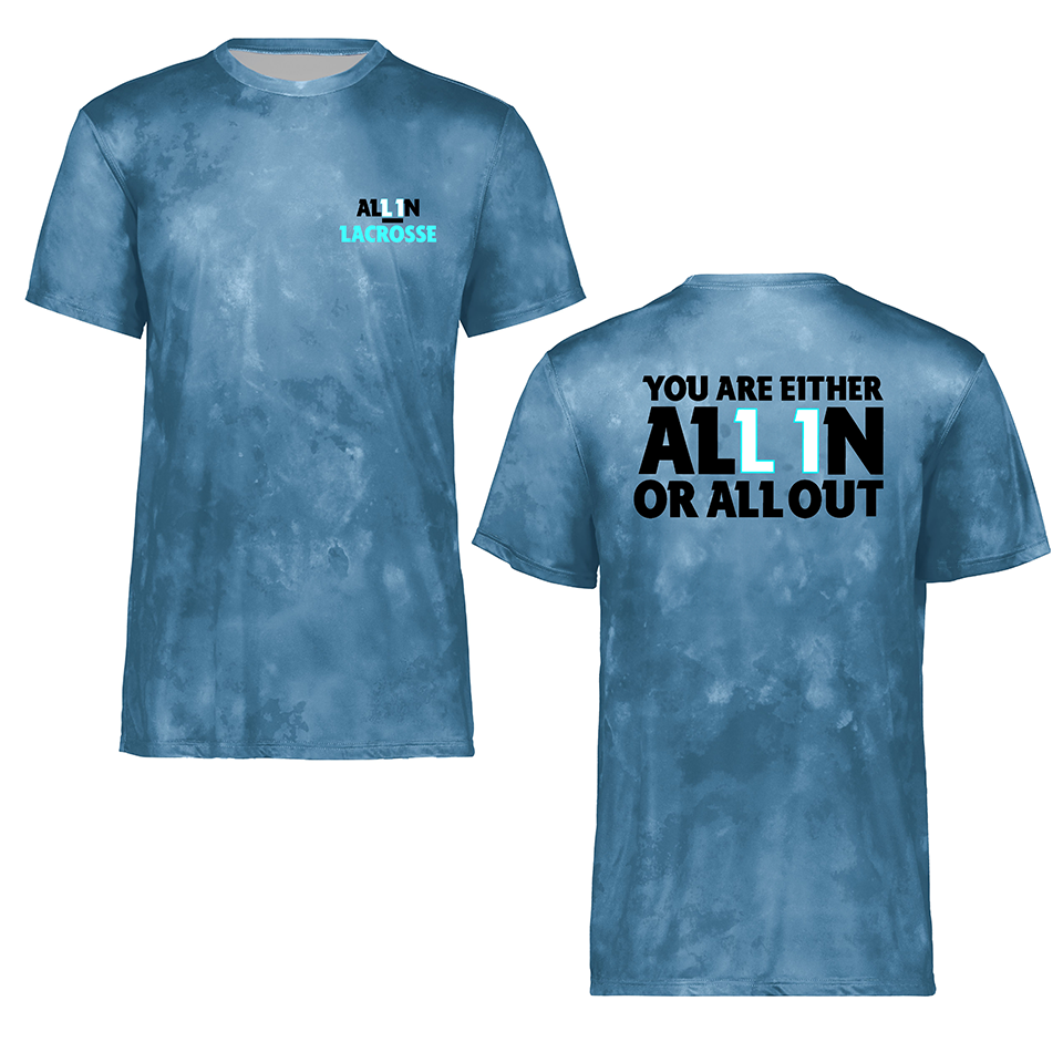 All In Lacrosse Cotton Touch Poly Tee