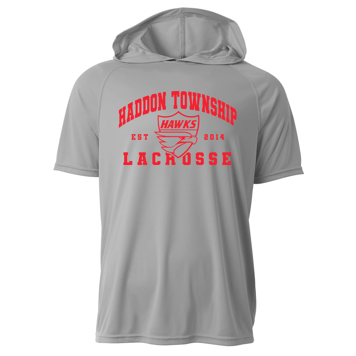 Haddon Township Youth Lacrosse Cooling Performance Short Sleeve Hooded Tee