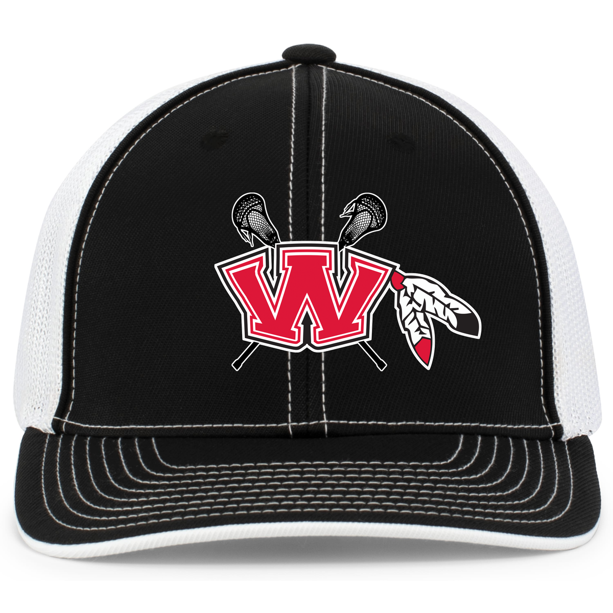 Weston Warrior Lacrosse Club Flexfit Trucker