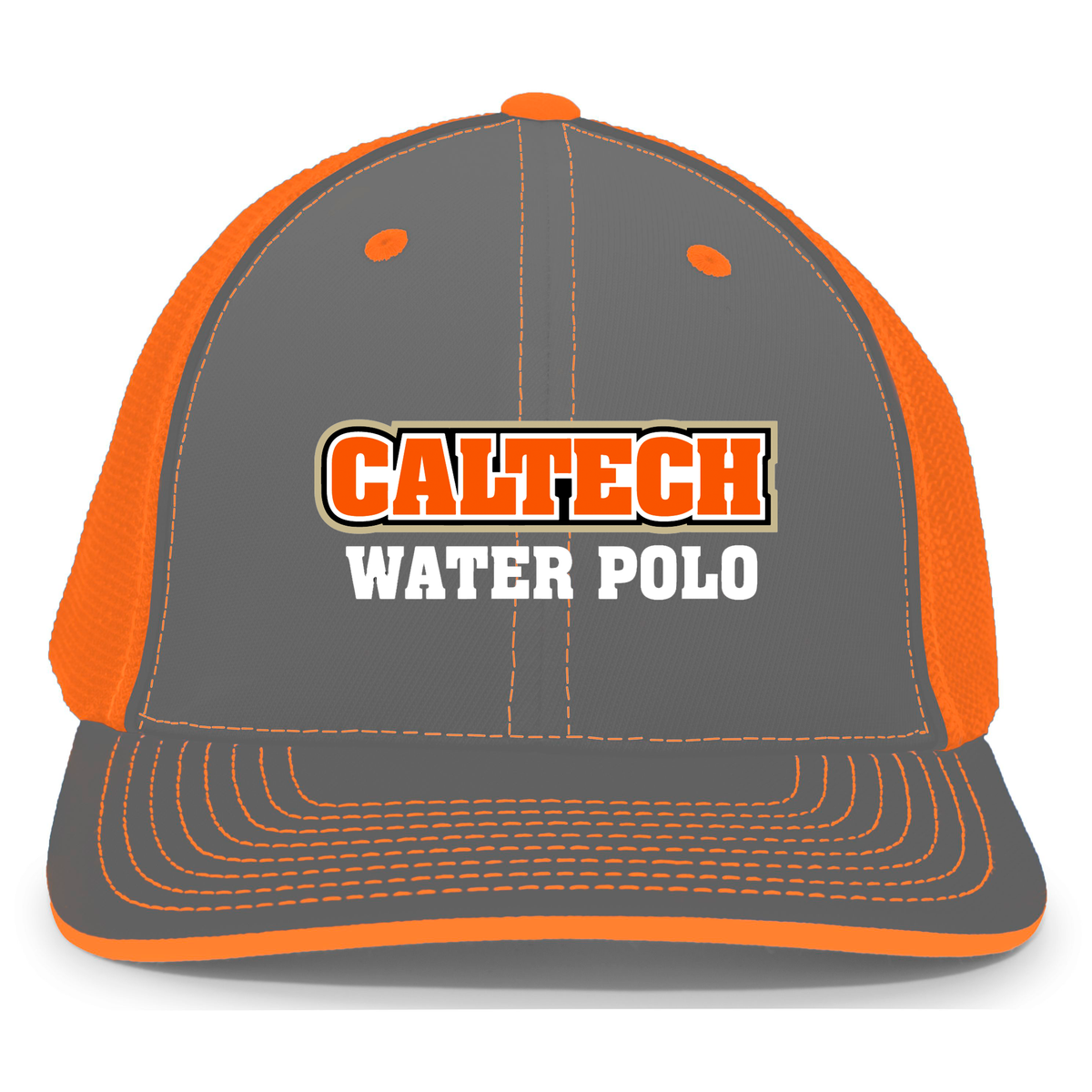 Caltech Water Polo Pacific Headwear Flexfit Trucker-3D Puff