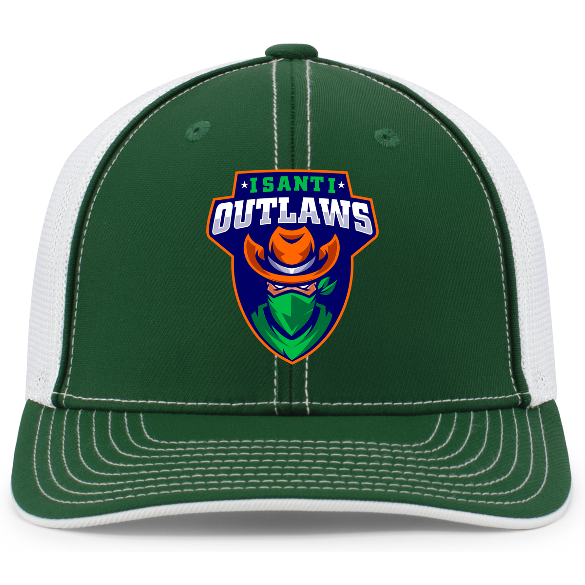 Isanti Outlaws Flexfit Trucker