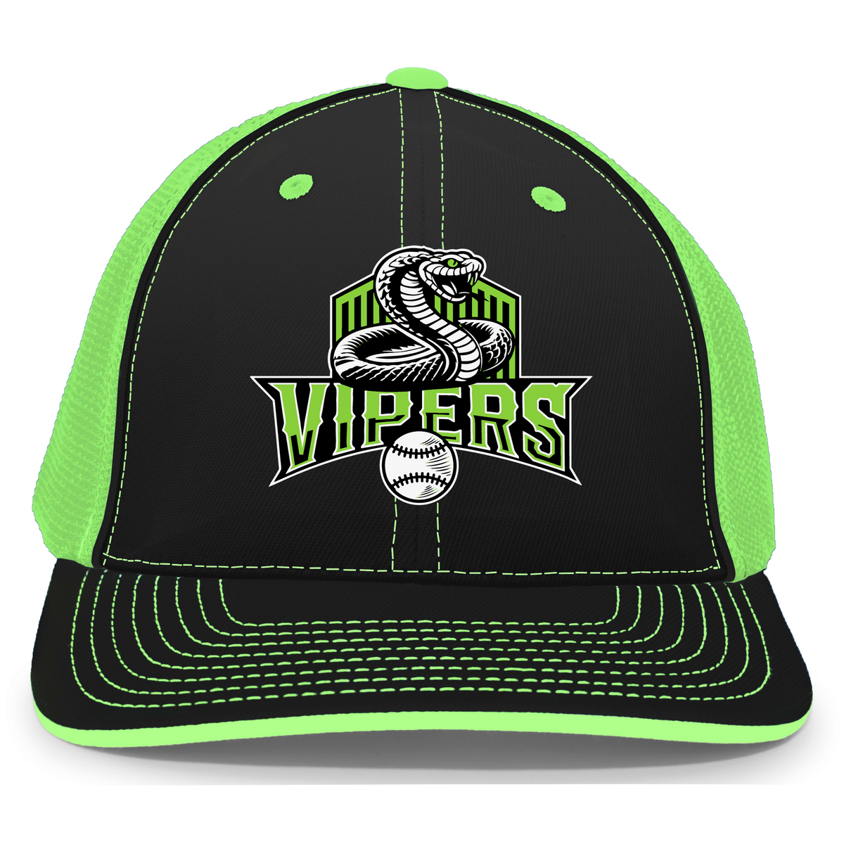 Vipers Baseball Flexfit Trucker