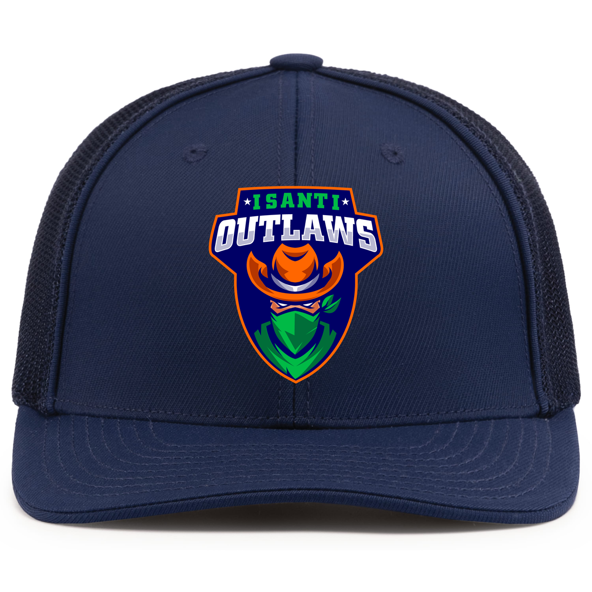 Isanti Outlaws Flexfit Trucker