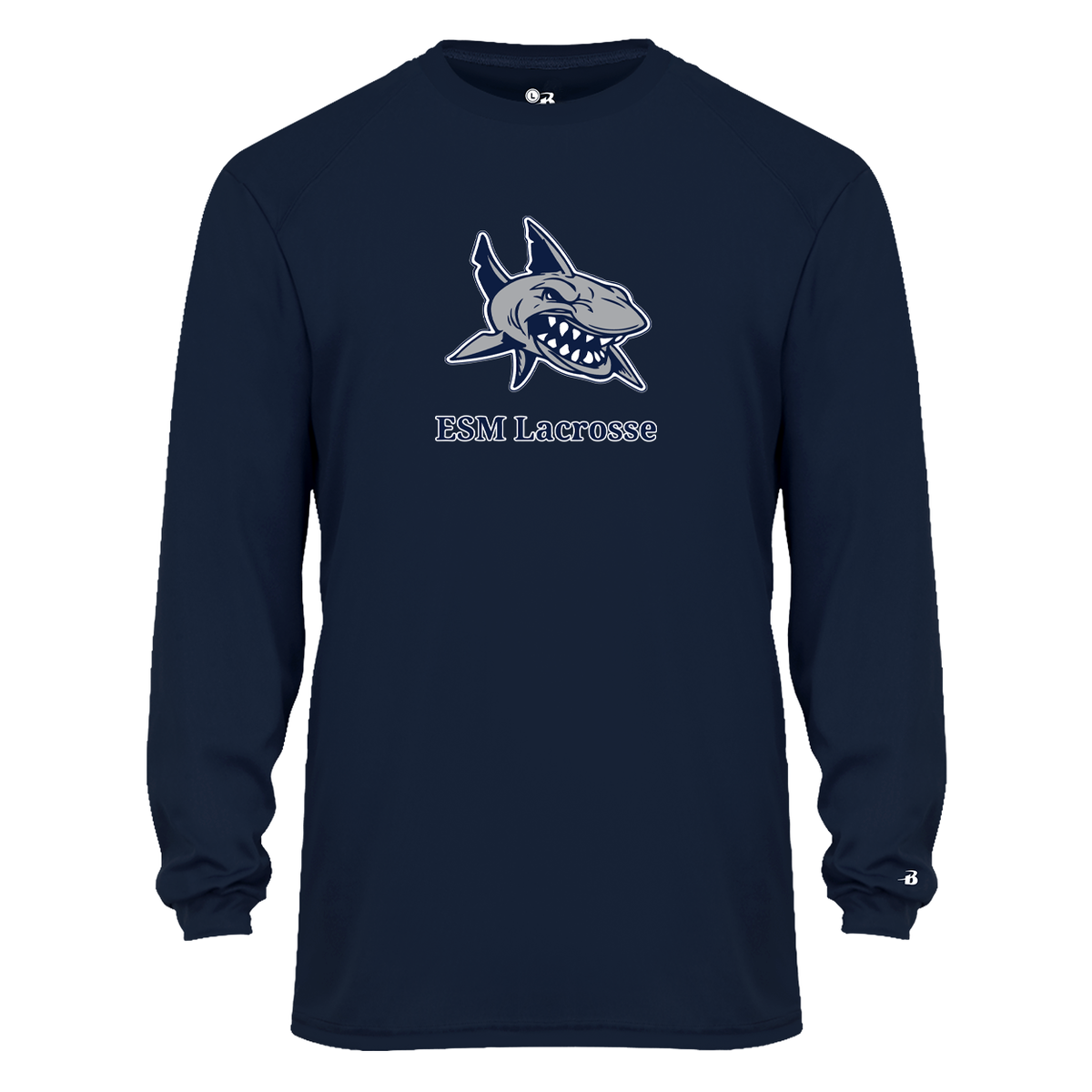 ESM Sharks Lacrosse B-Core Long Sleeve