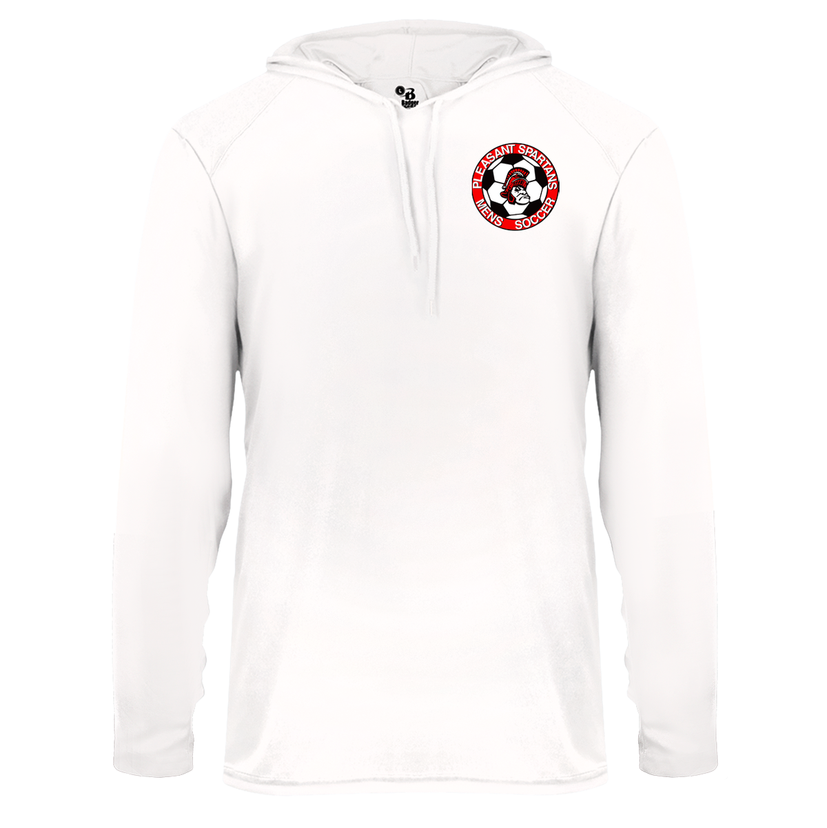 Pleasant HS Soccer B-Core Long Sleeve Hooded Tee