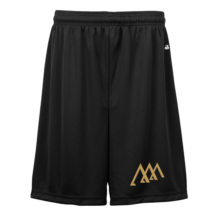 USMA Sandhurst Black & Gold B-Core 7" Short