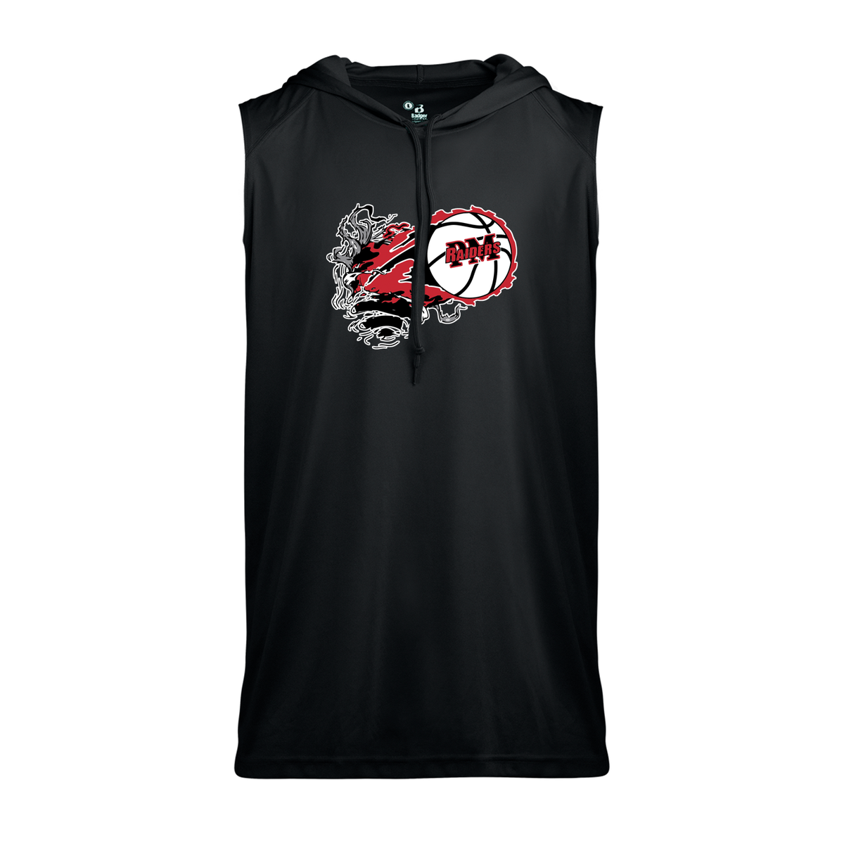 Raider Basketball Sleeveless Hood Tee