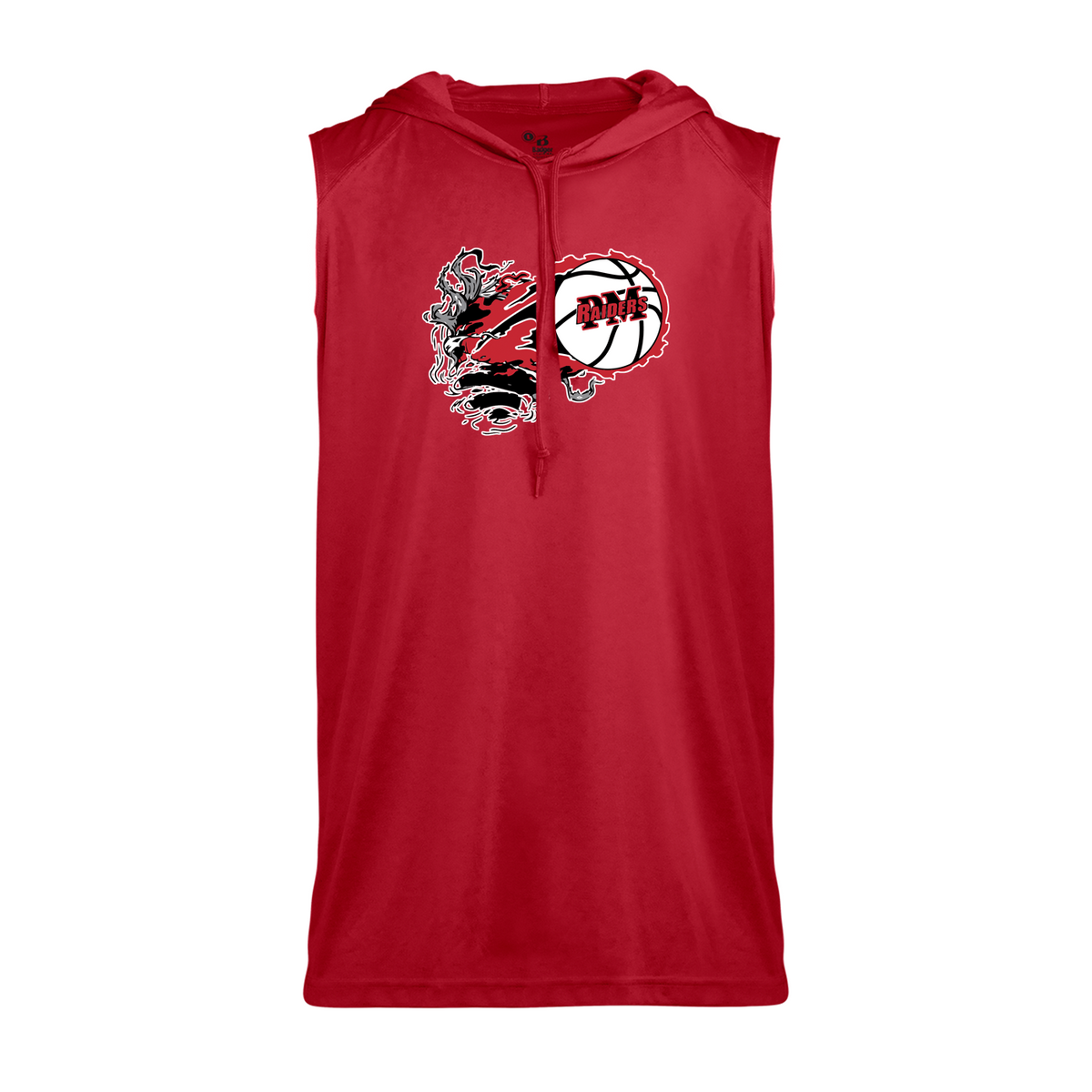 Raider Basketball Sleeveless Hood Tee