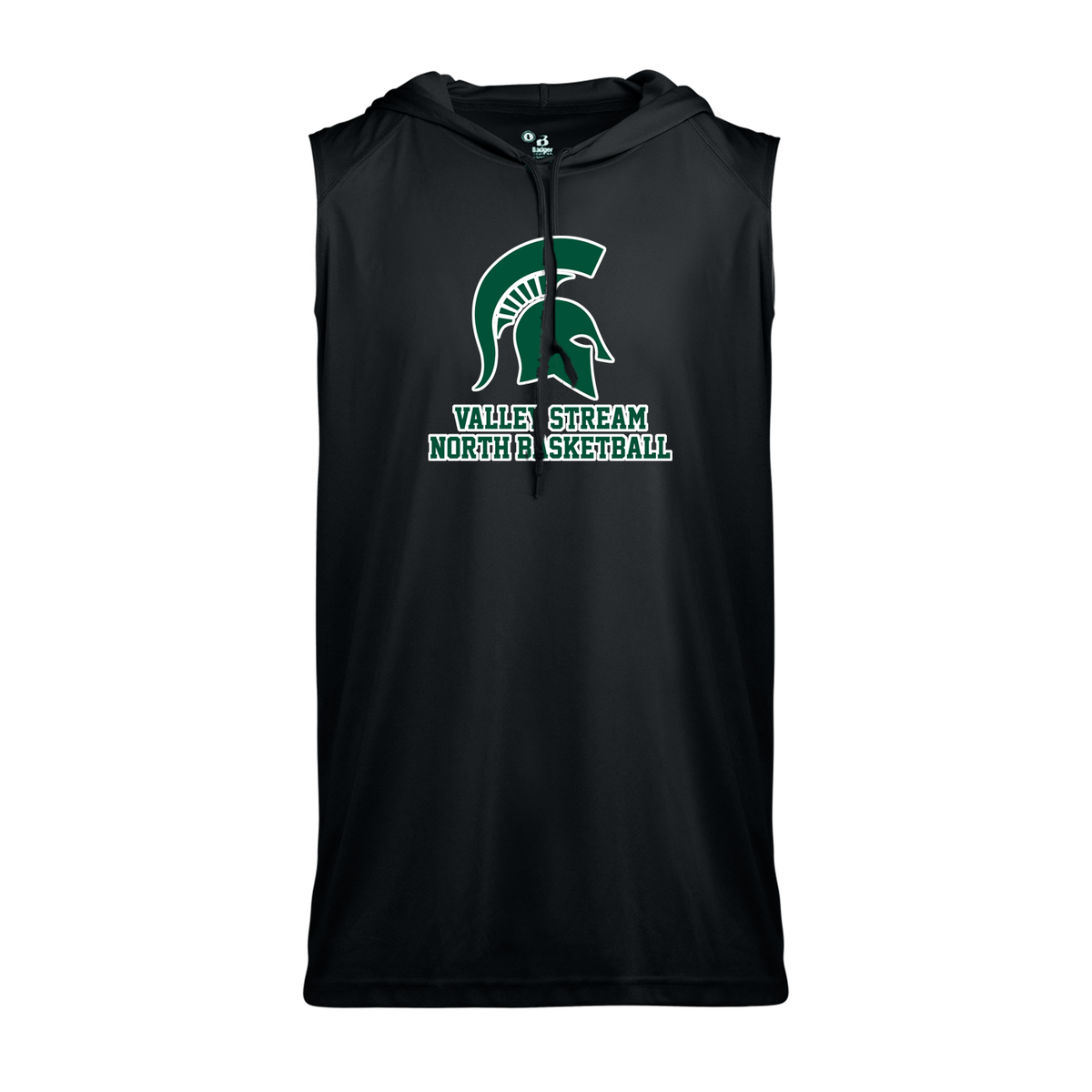 Valley Stream North Basketball Sleeveless Hood Tee