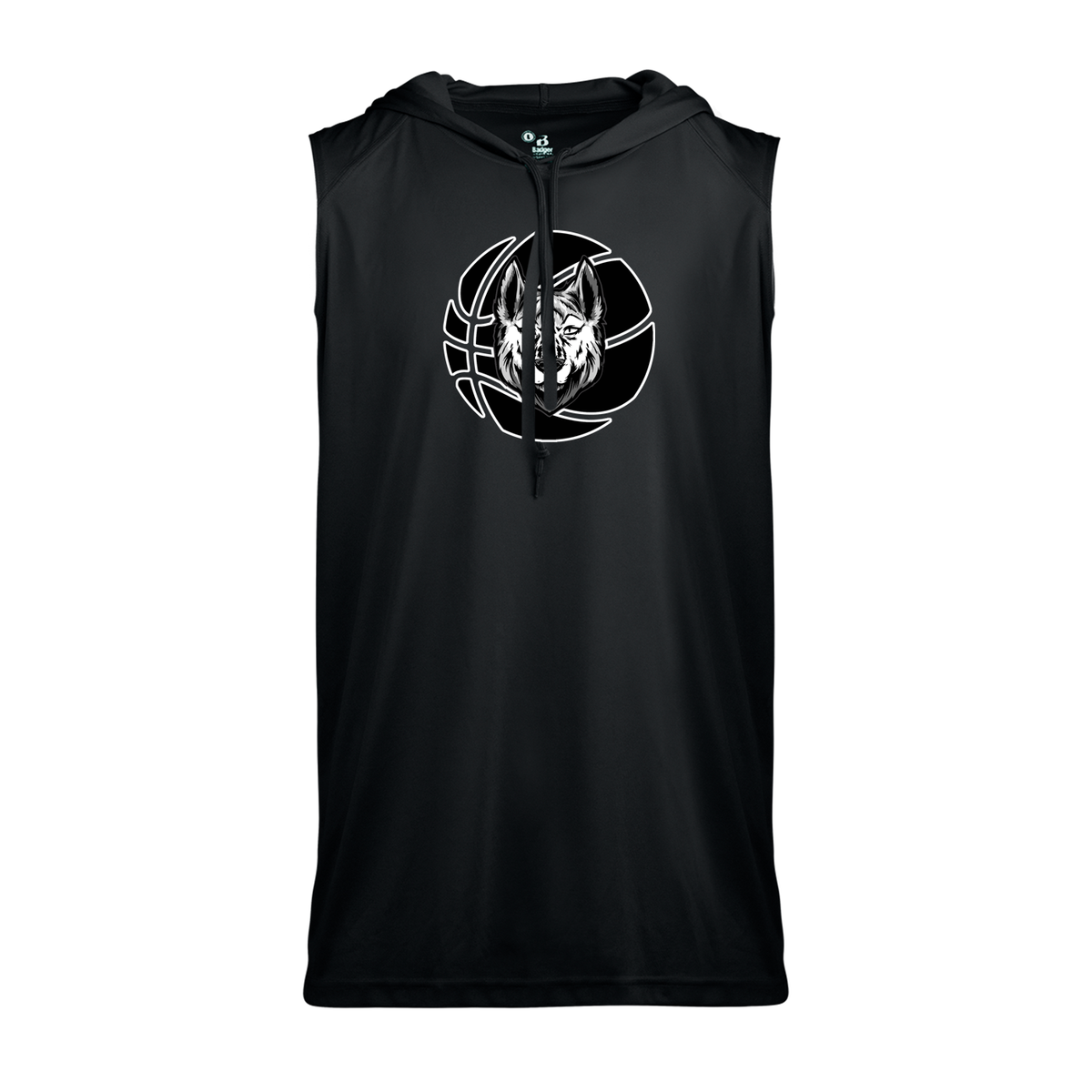 Wolves Basketball Sleeveless Hood Tee