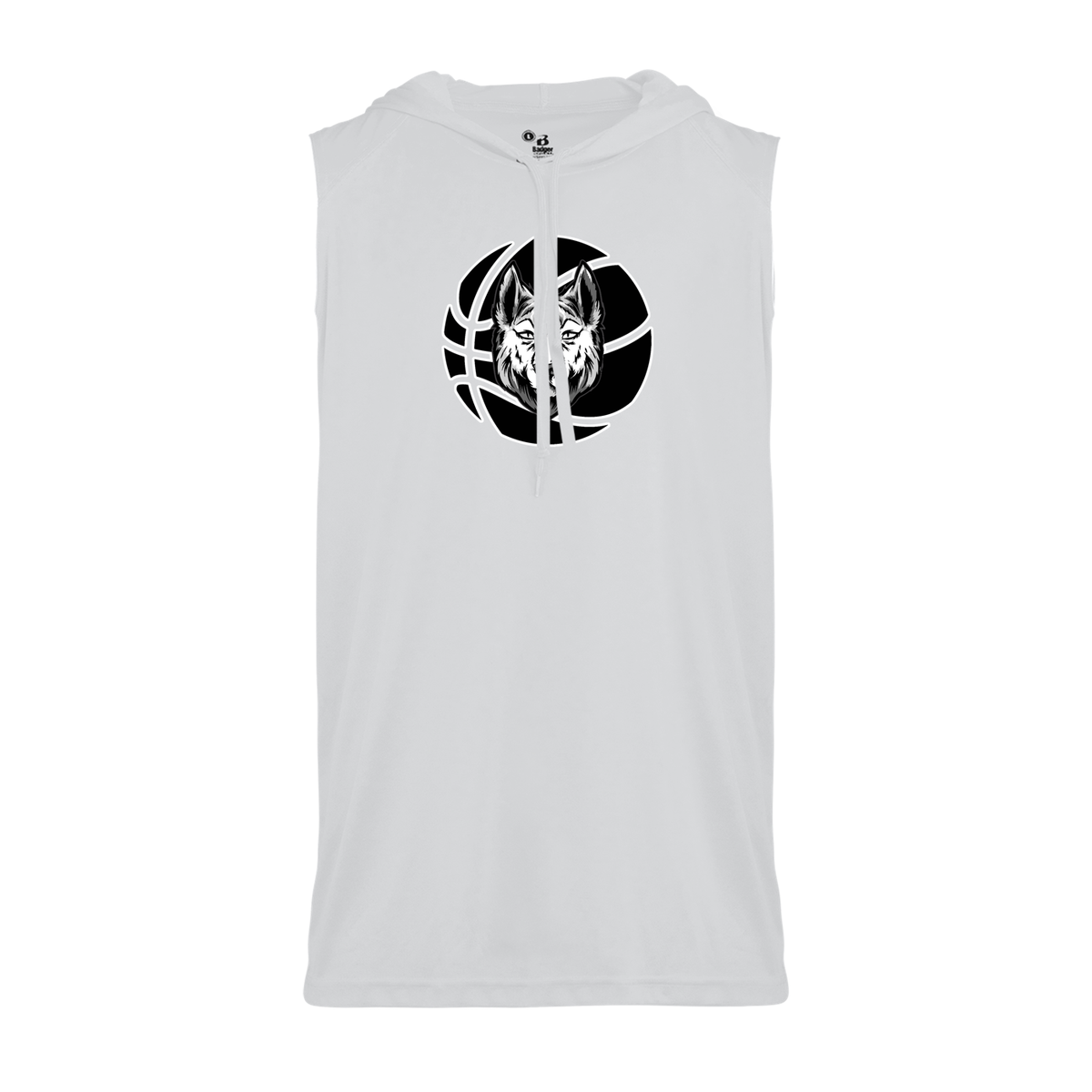 Wolves Basketball Sleeveless Hood Tee