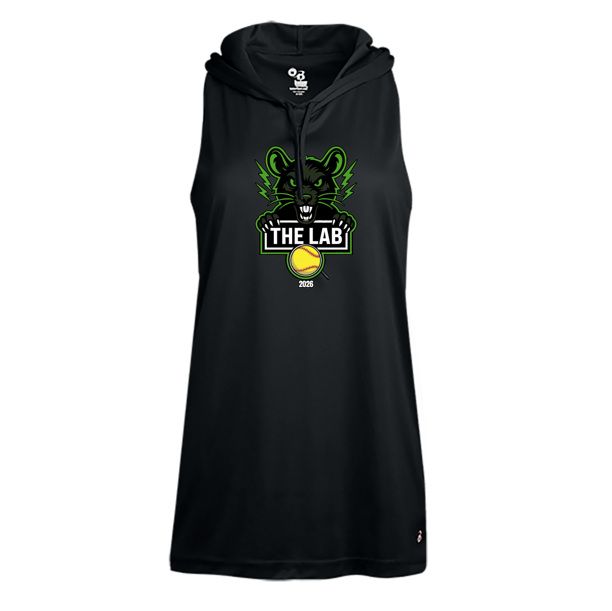 The Lab Softball Women's Racerback Hooded Tank