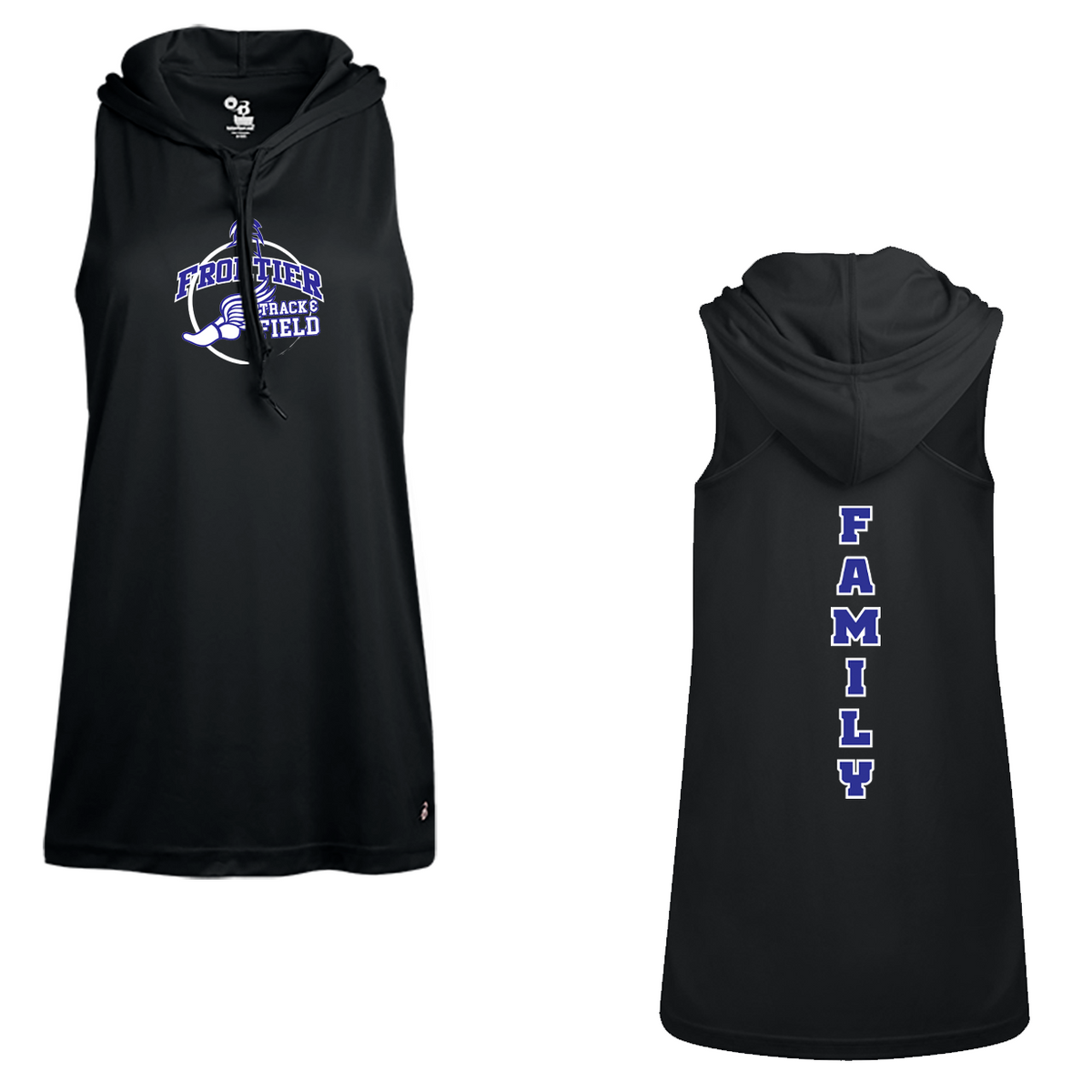 Frontier Track & Field Women's Racerback Hooded Tank