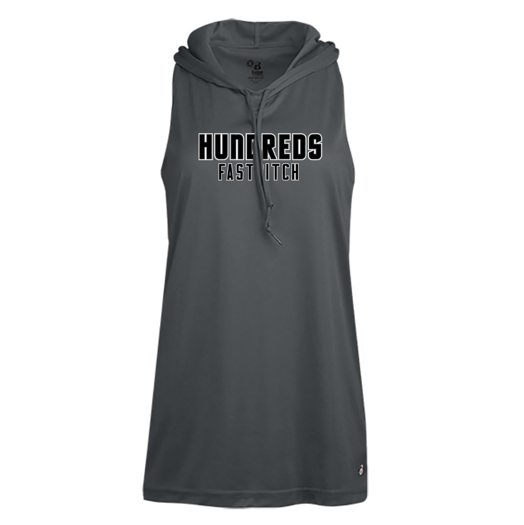 Hundreds Softball Women's Racerback Hooded Tank